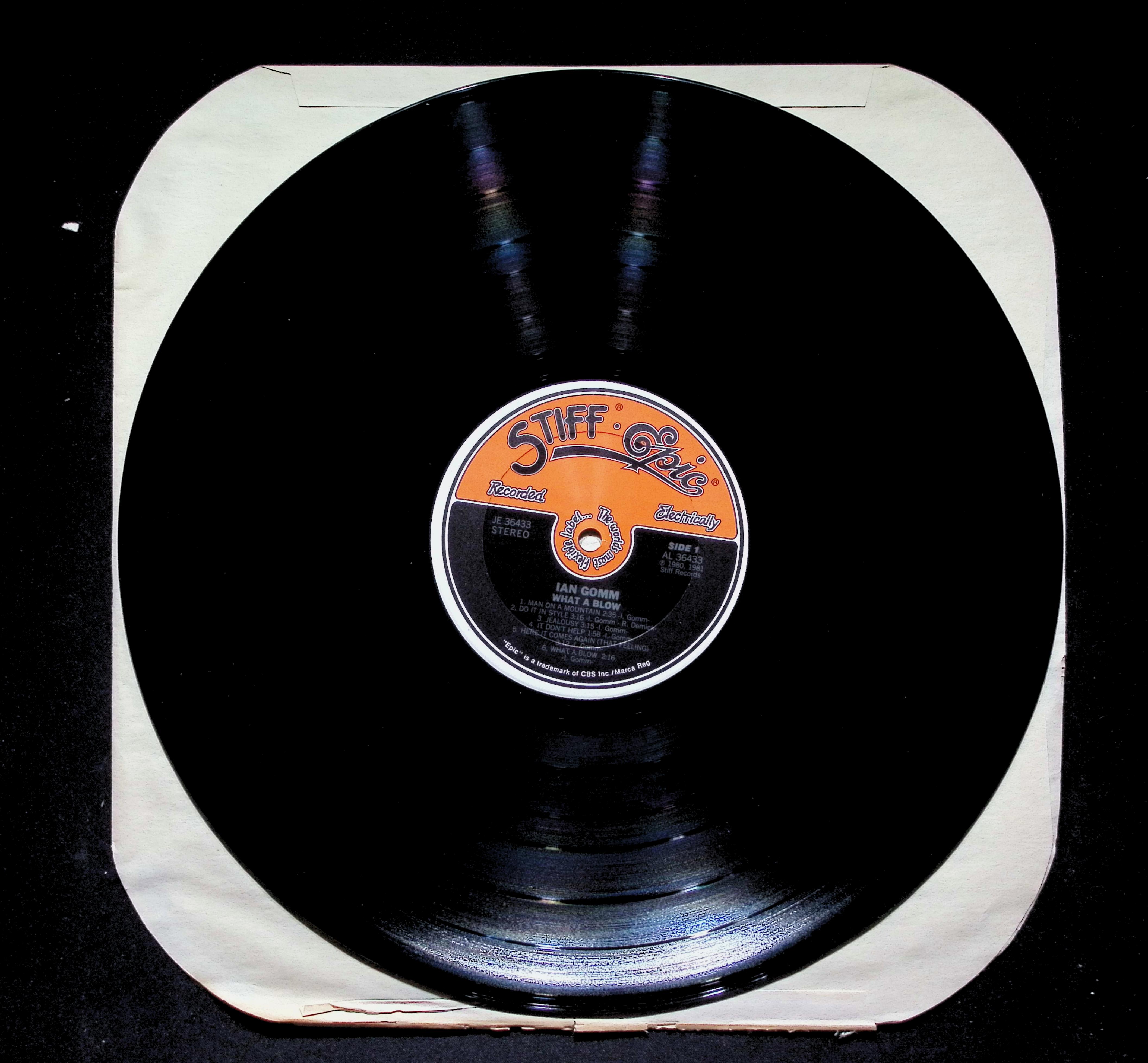 Ian Gomm What A Blow LP 1981 Stiff-Epic Pop Rock — image 4