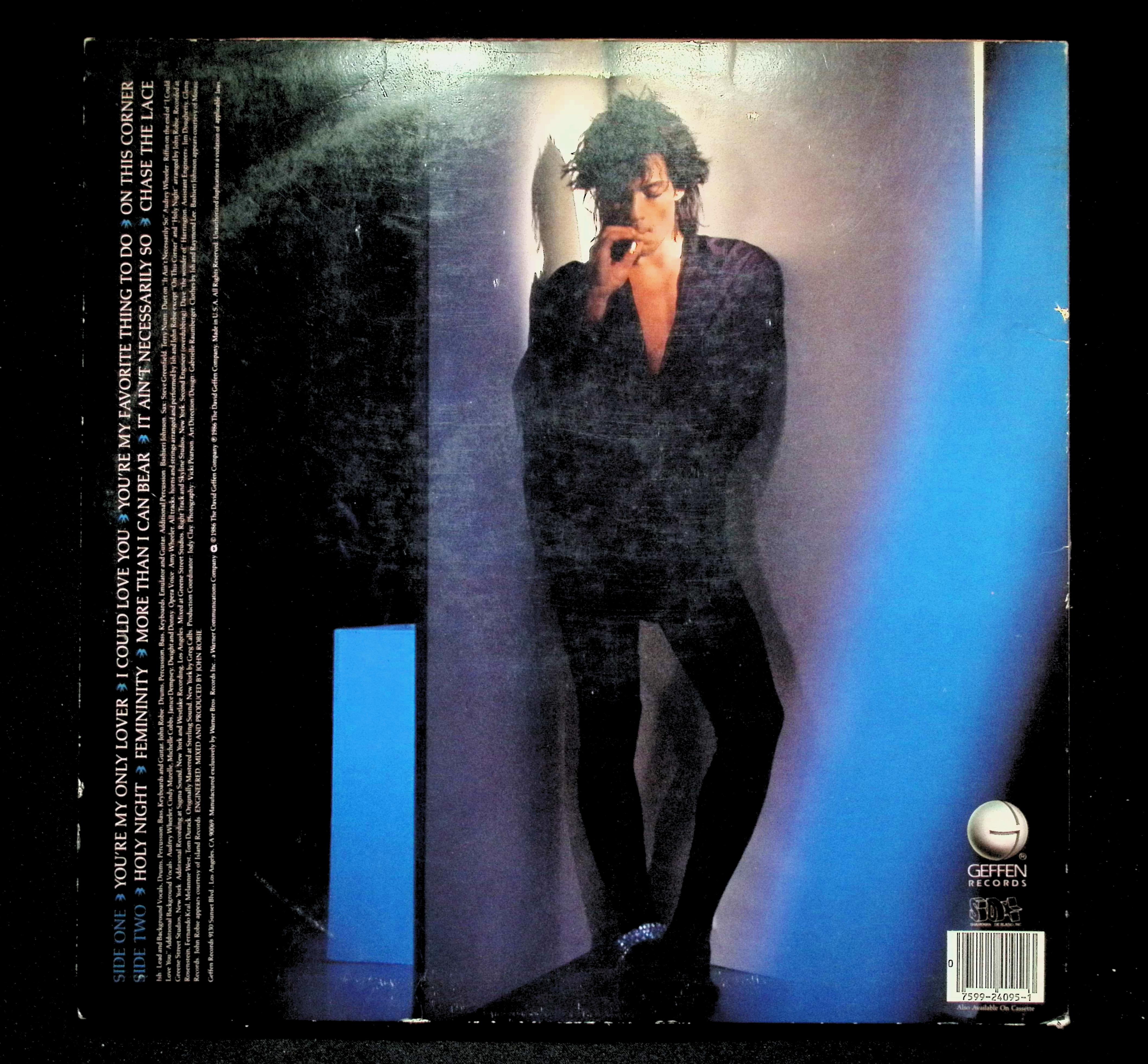 Ish On This Corner LP 1986 Geffen Synth-pop — image 2