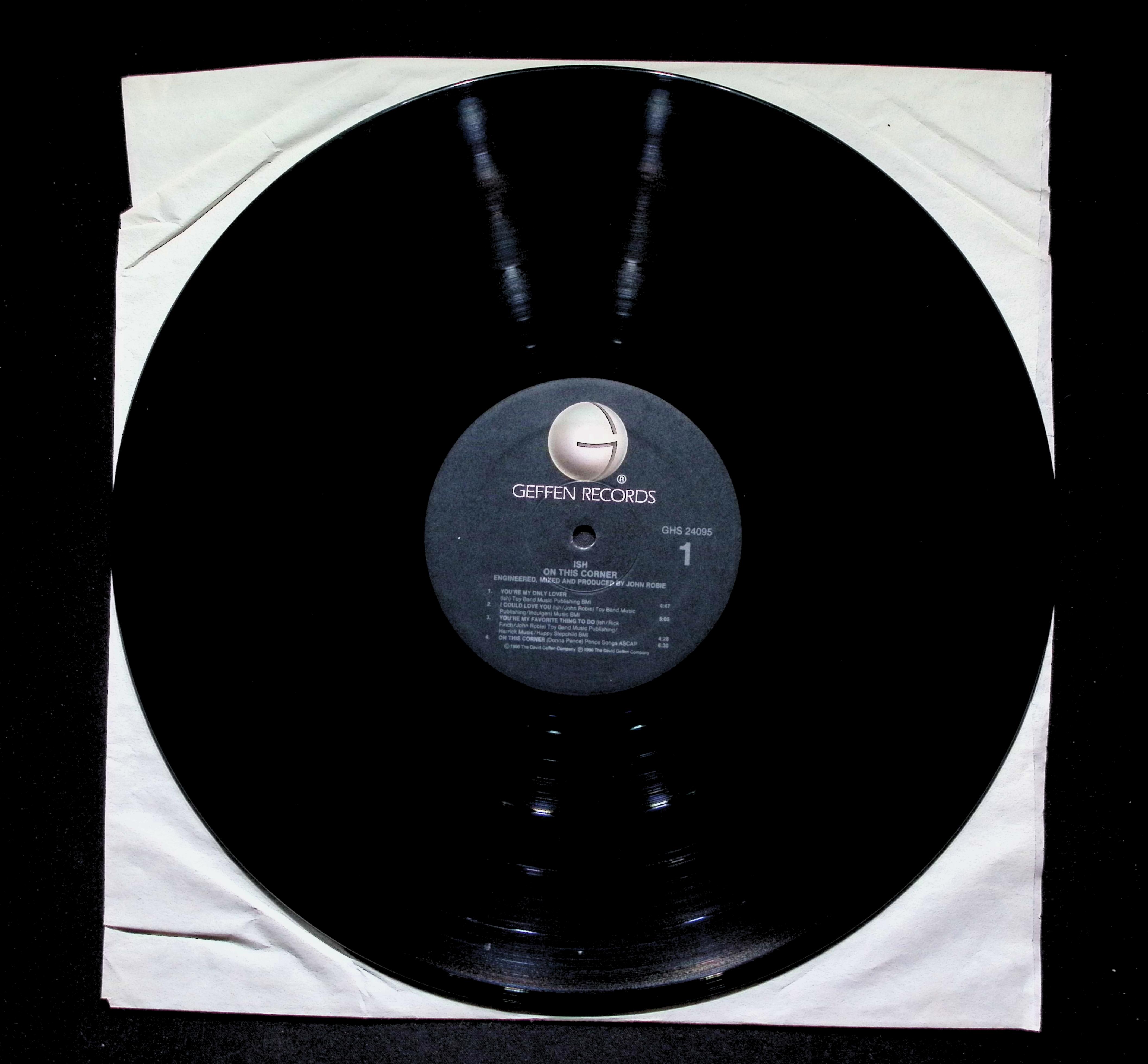 Ish On This Corner LP 1986 Geffen Synth-pop — image 4