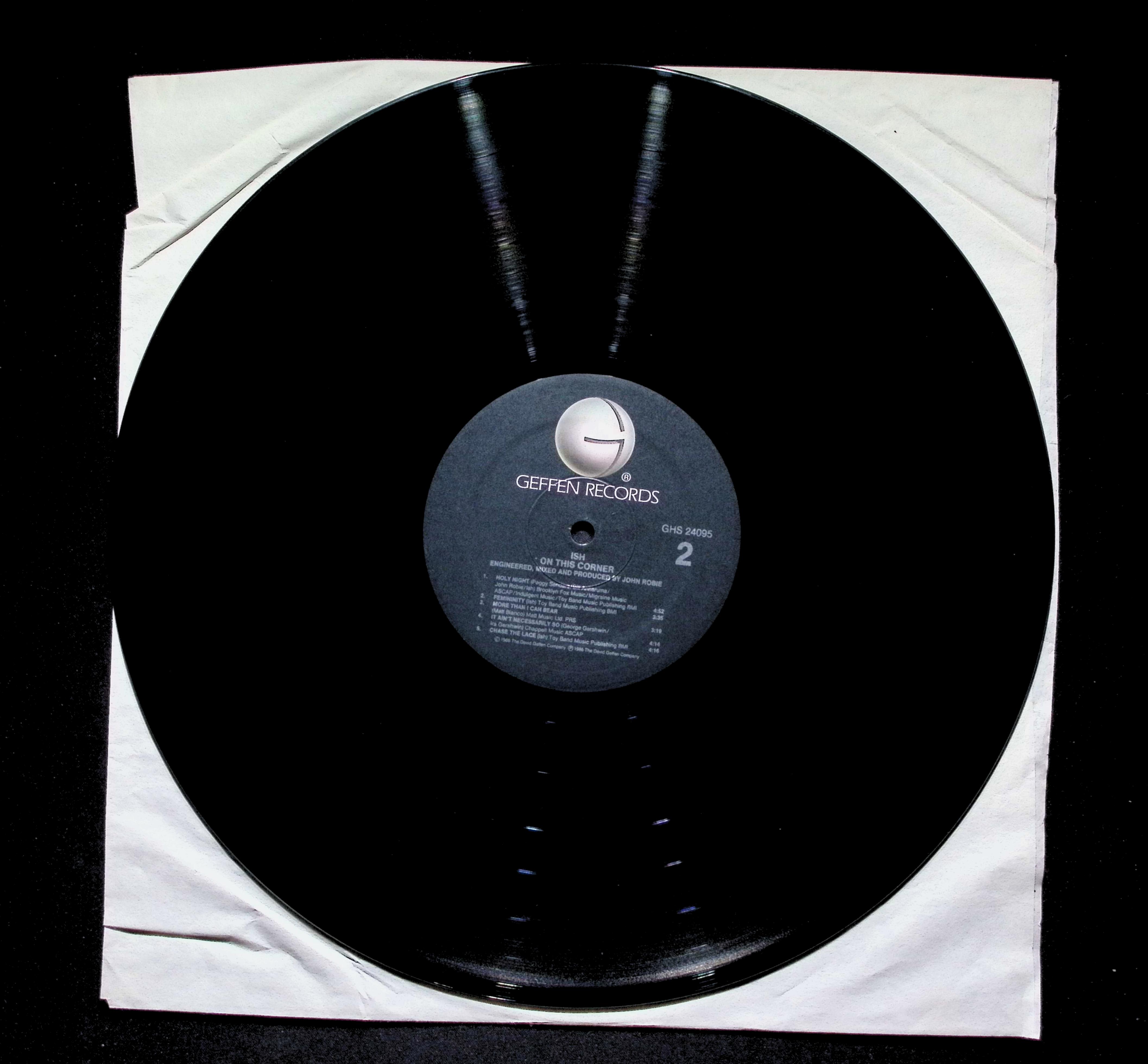 Ish On This Corner LP 1986 Geffen Synth-pop — image 5
