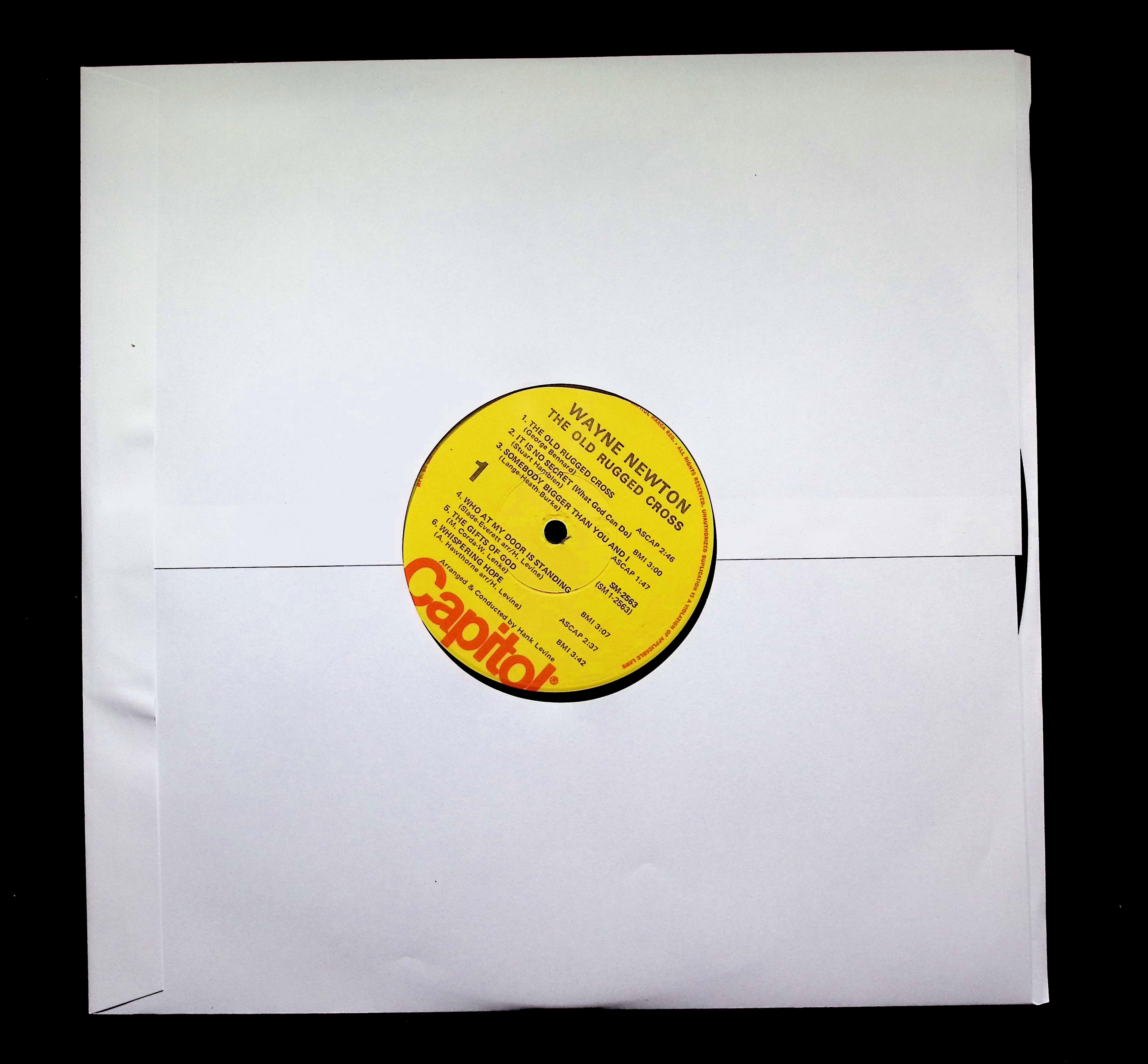Wayne Newton The Old Rugged Cross LP Capitol Gospel — image 3