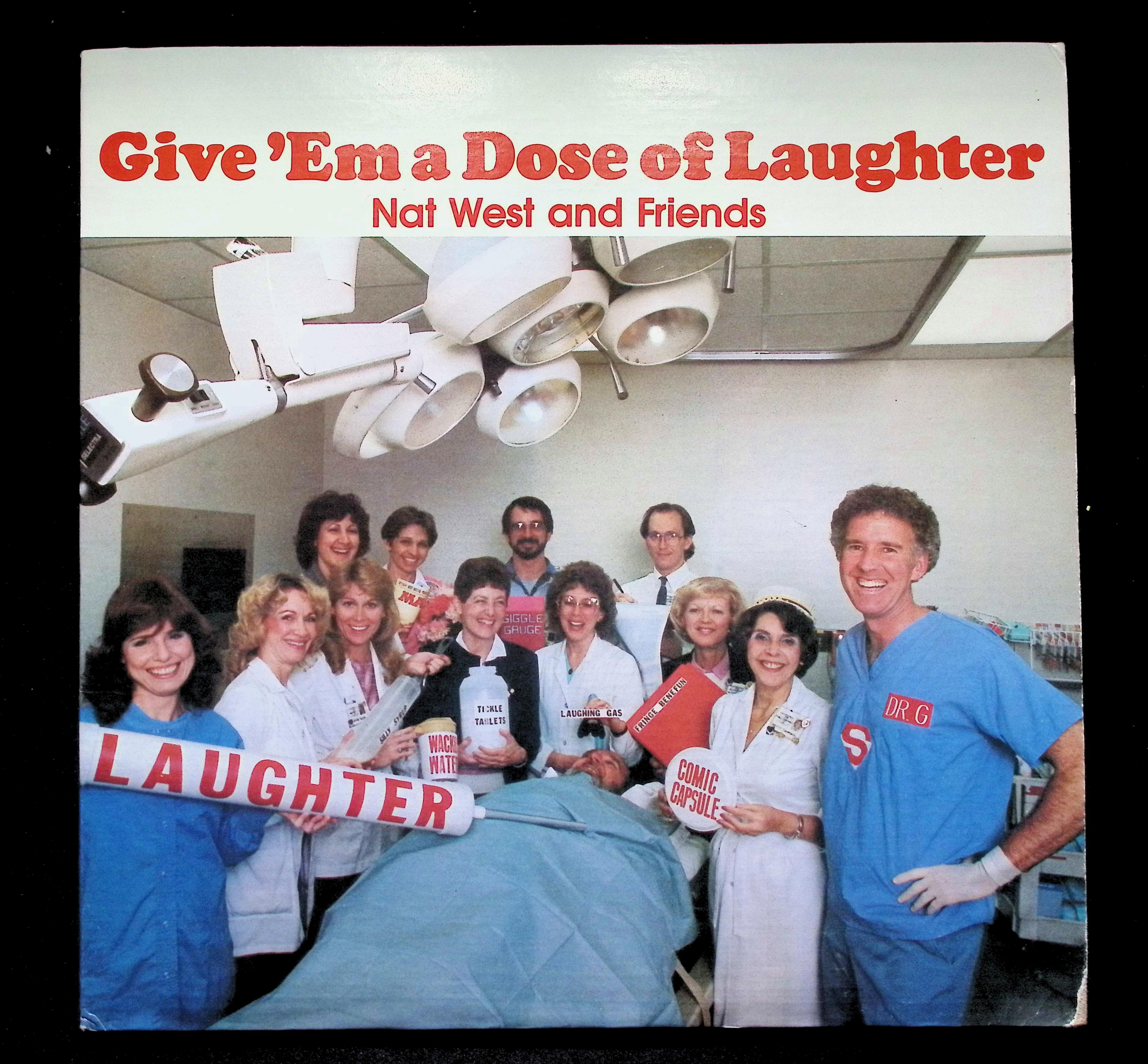 Nat West Give 'Em A Dose Of Laughter LP 1985 Ardent Comedy