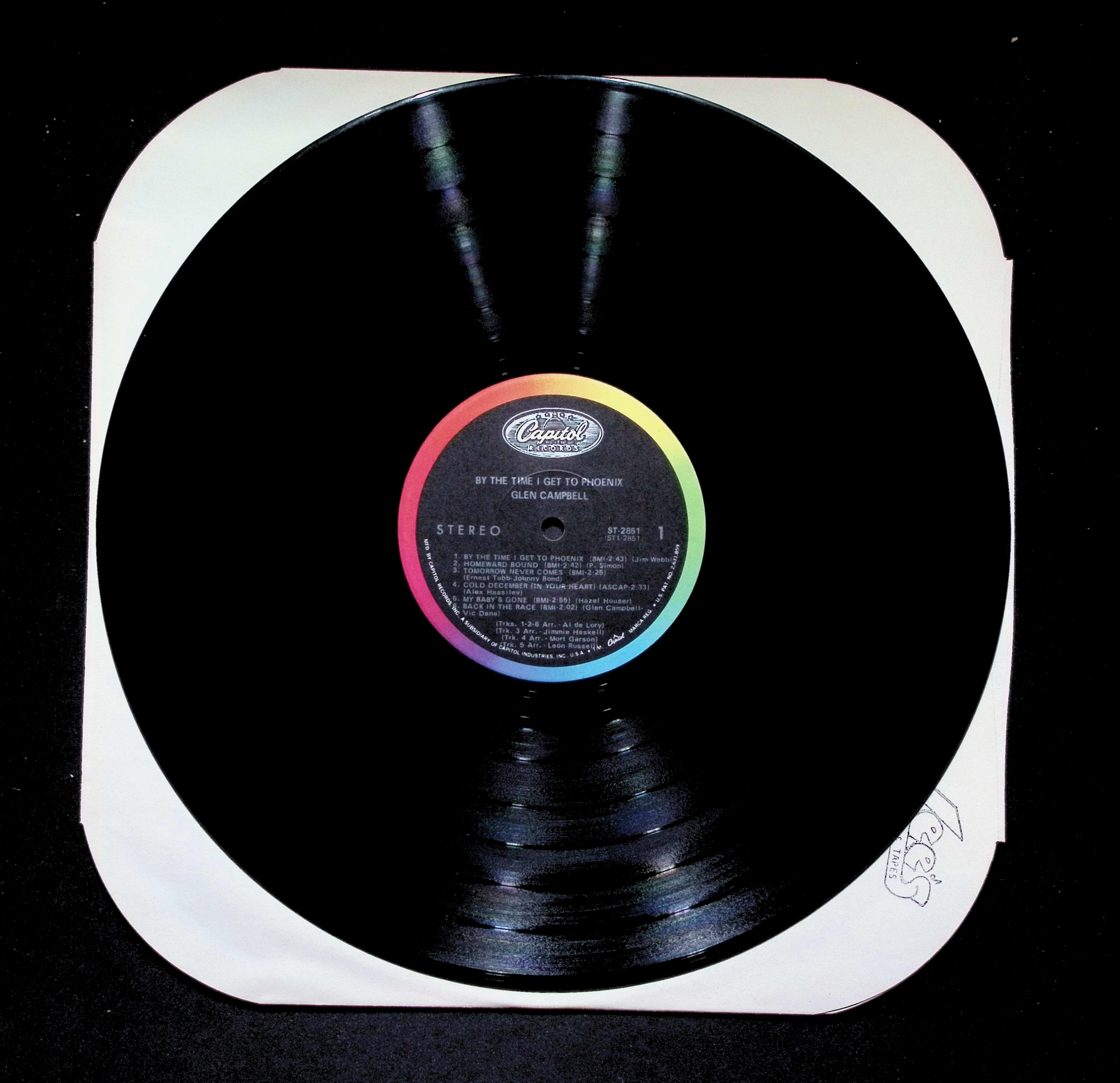 Glen Campbell By The Time I Get To Phoenix LP 2013 Capitol Folk — image 5