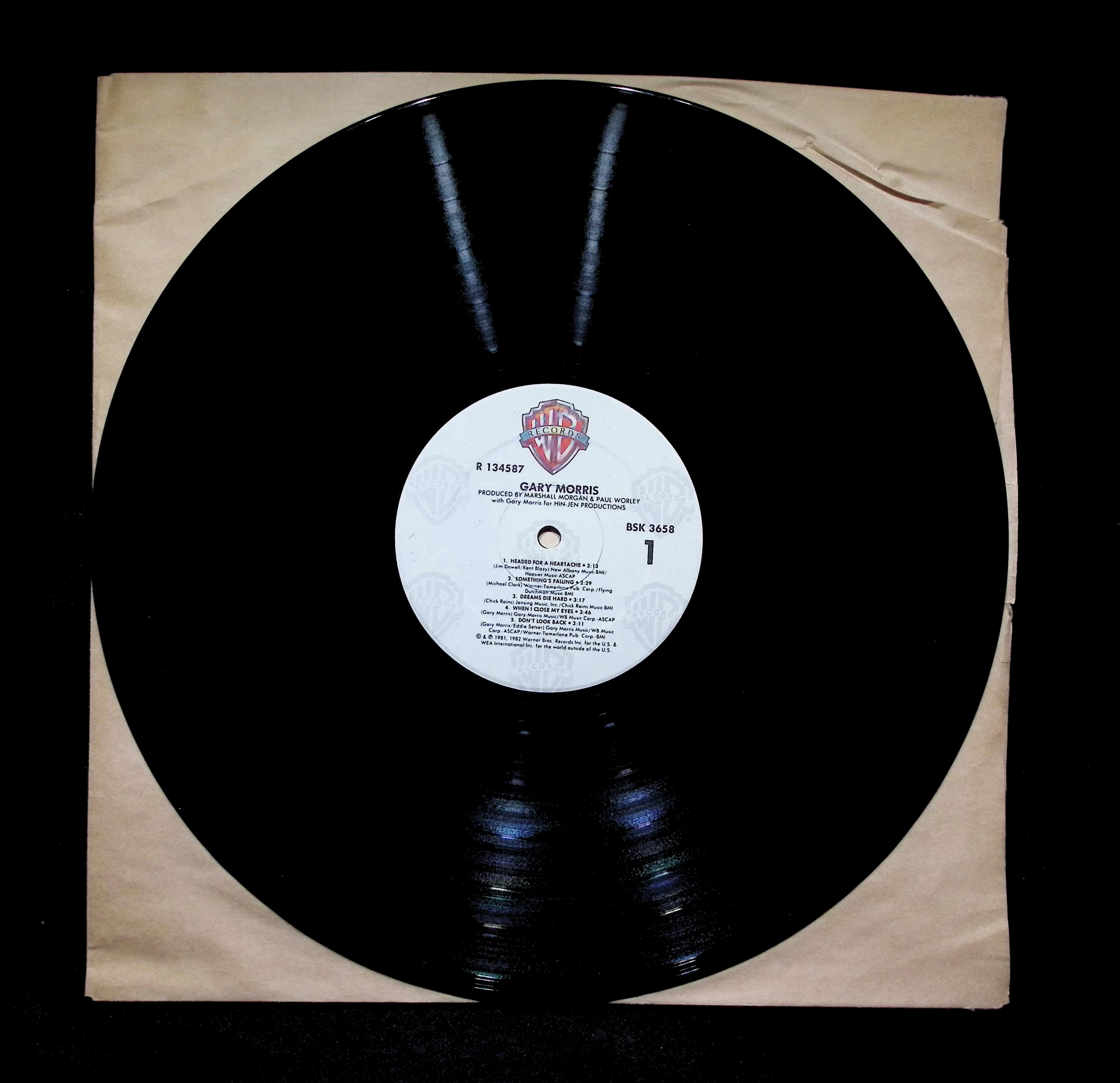 Gary Morris Gary Morris LP 1982 Warner Bros. Country — image 3