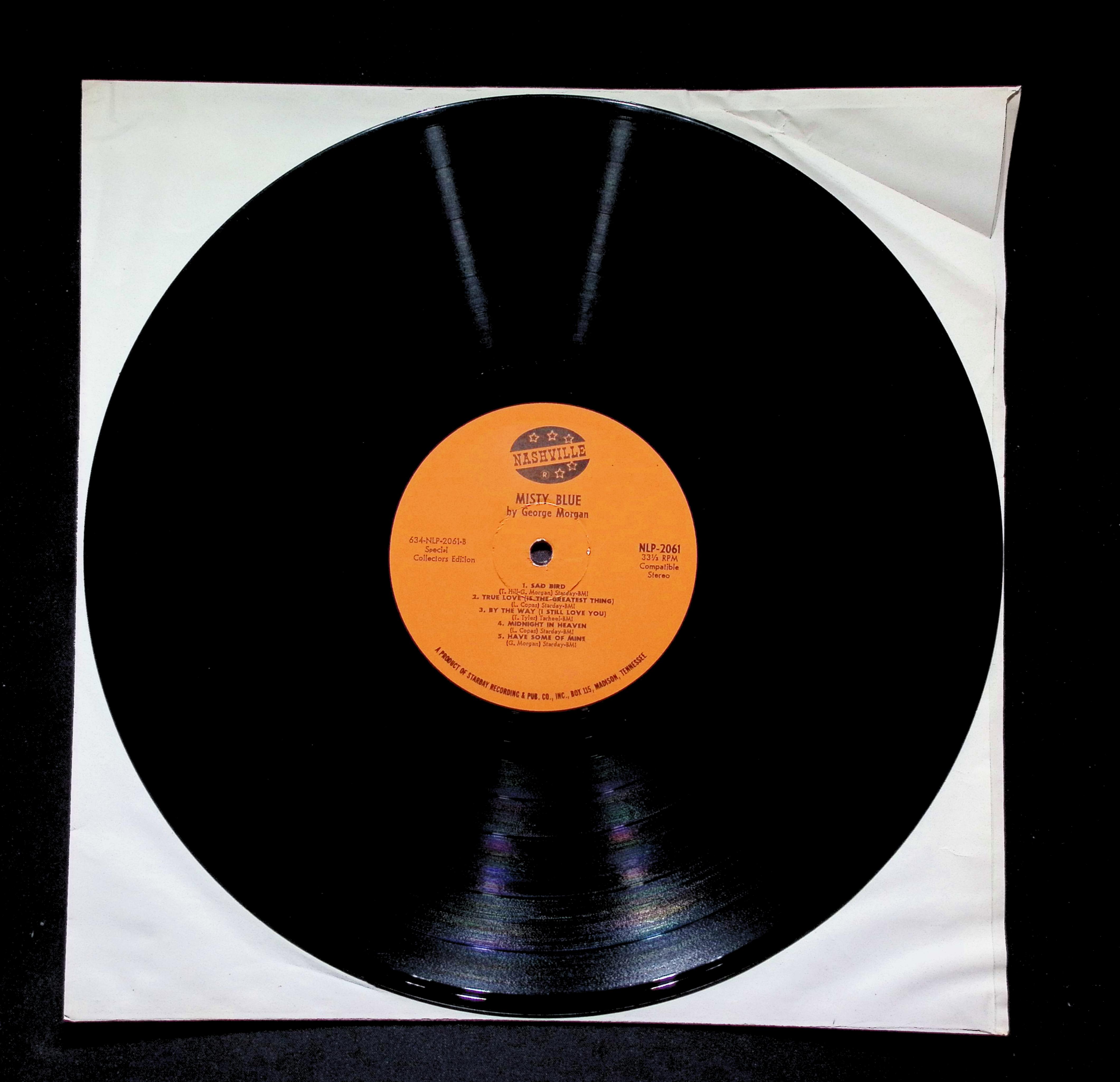 George Morgan Misty Blue LP 1969 Nashville Country — image 4