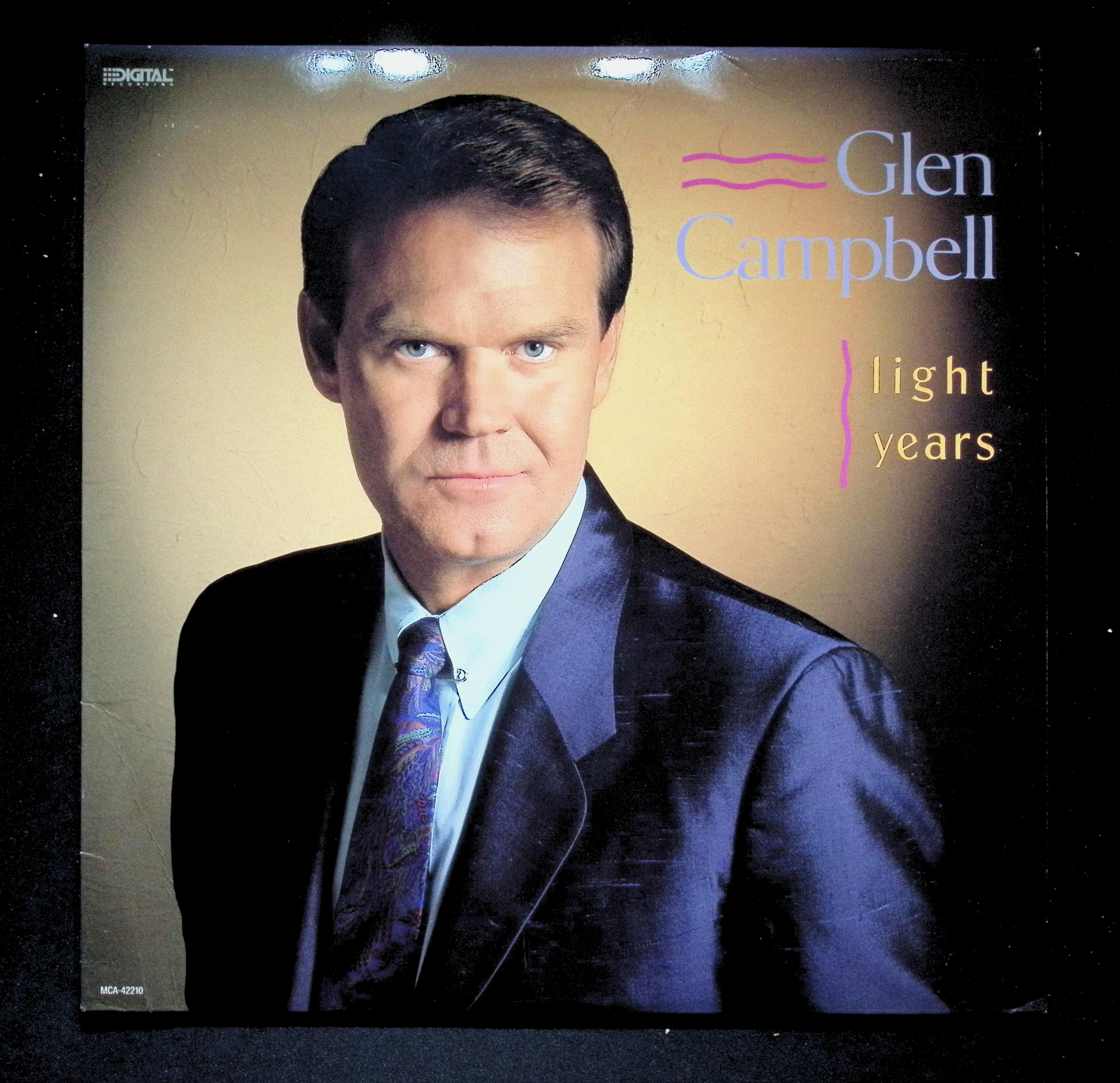 Glen Campbell Light Years LP 1988 MCA Records Country Pop