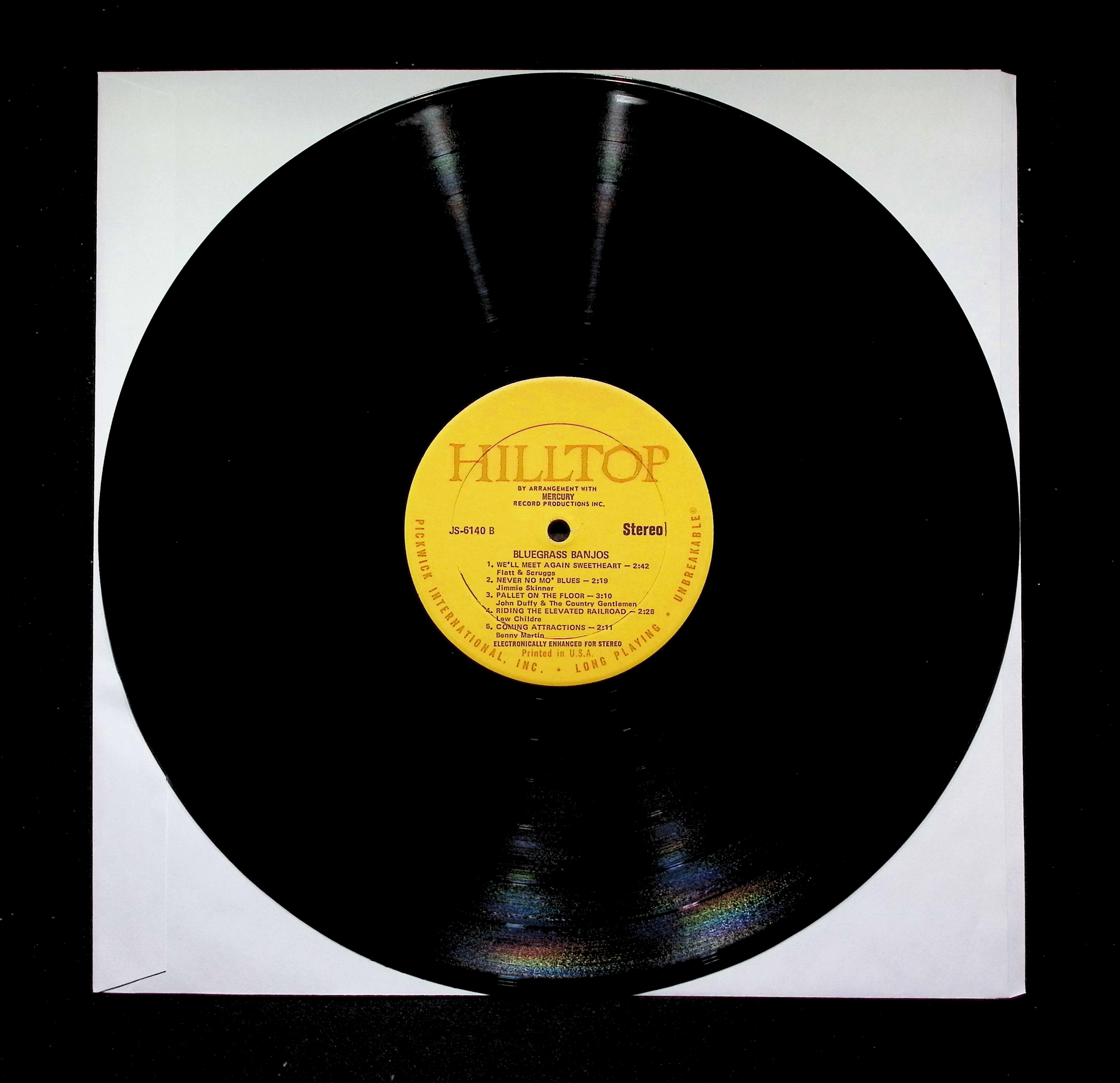 Various Bluegrass Banjos LP 1975 Pickwick Folk — image 5