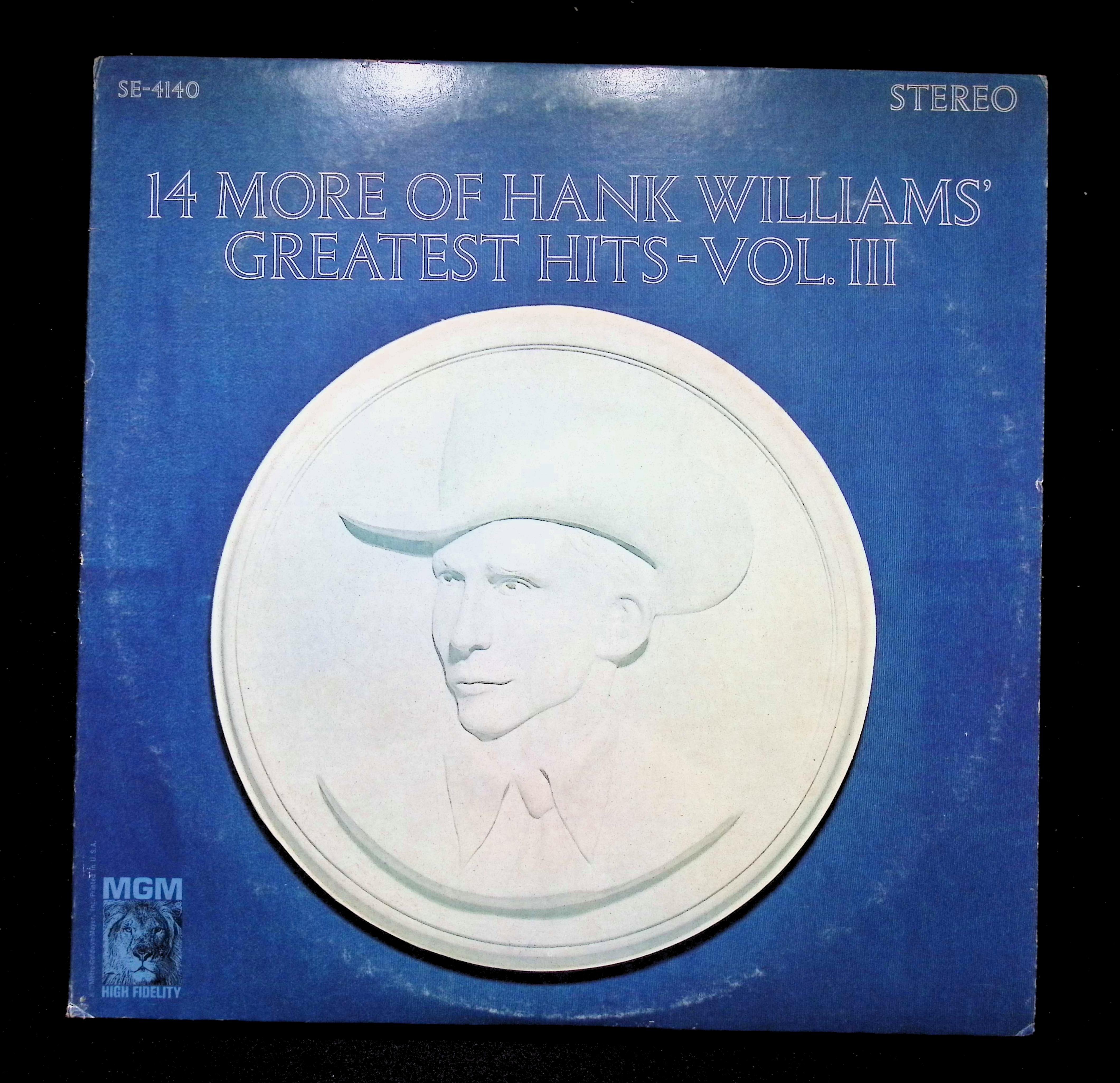 Hank Williams 14 More Hits LP 1963 MGM Country