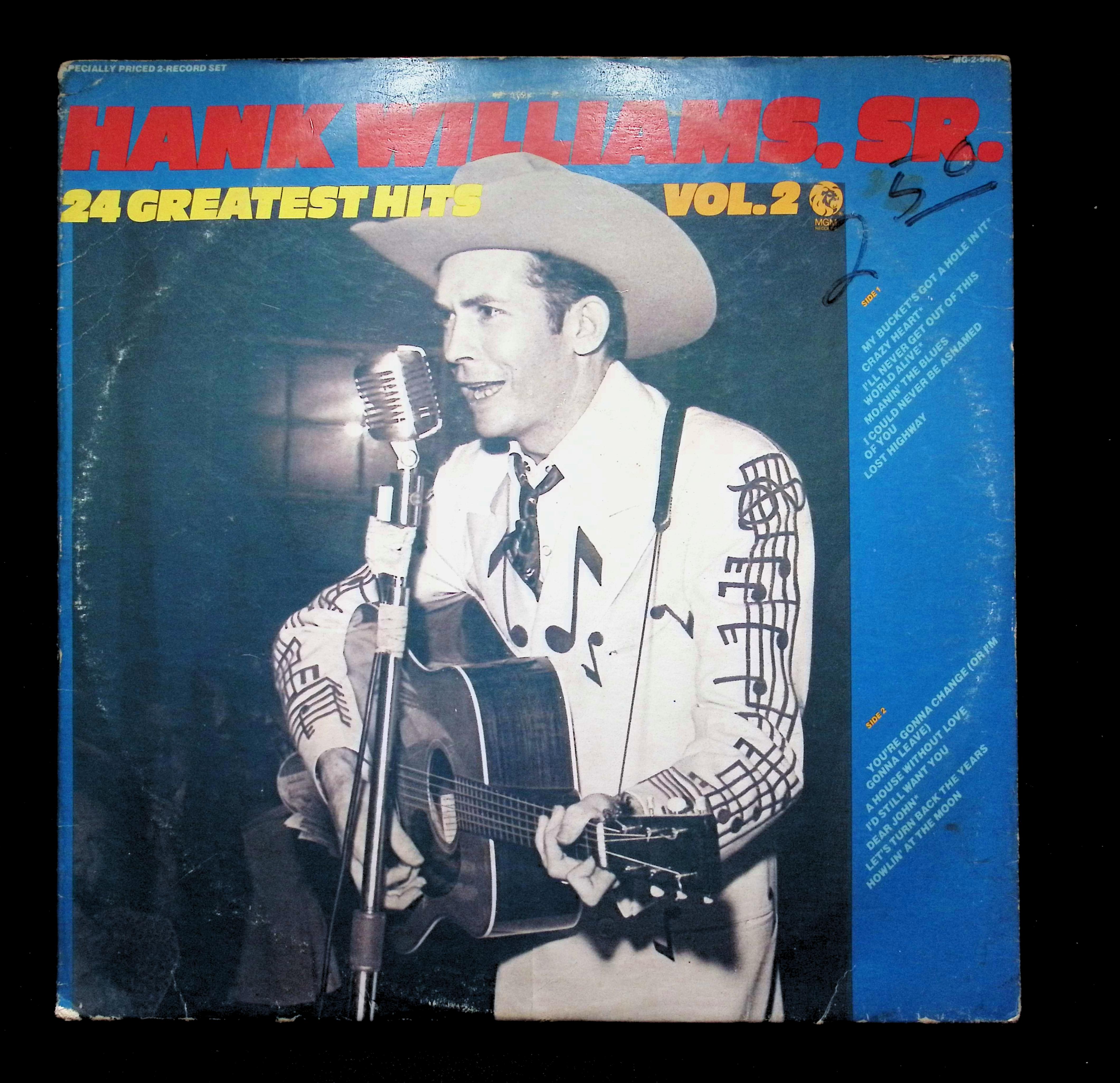 Hank Williams 24 Greatest Hits LP N/A Polydor Country