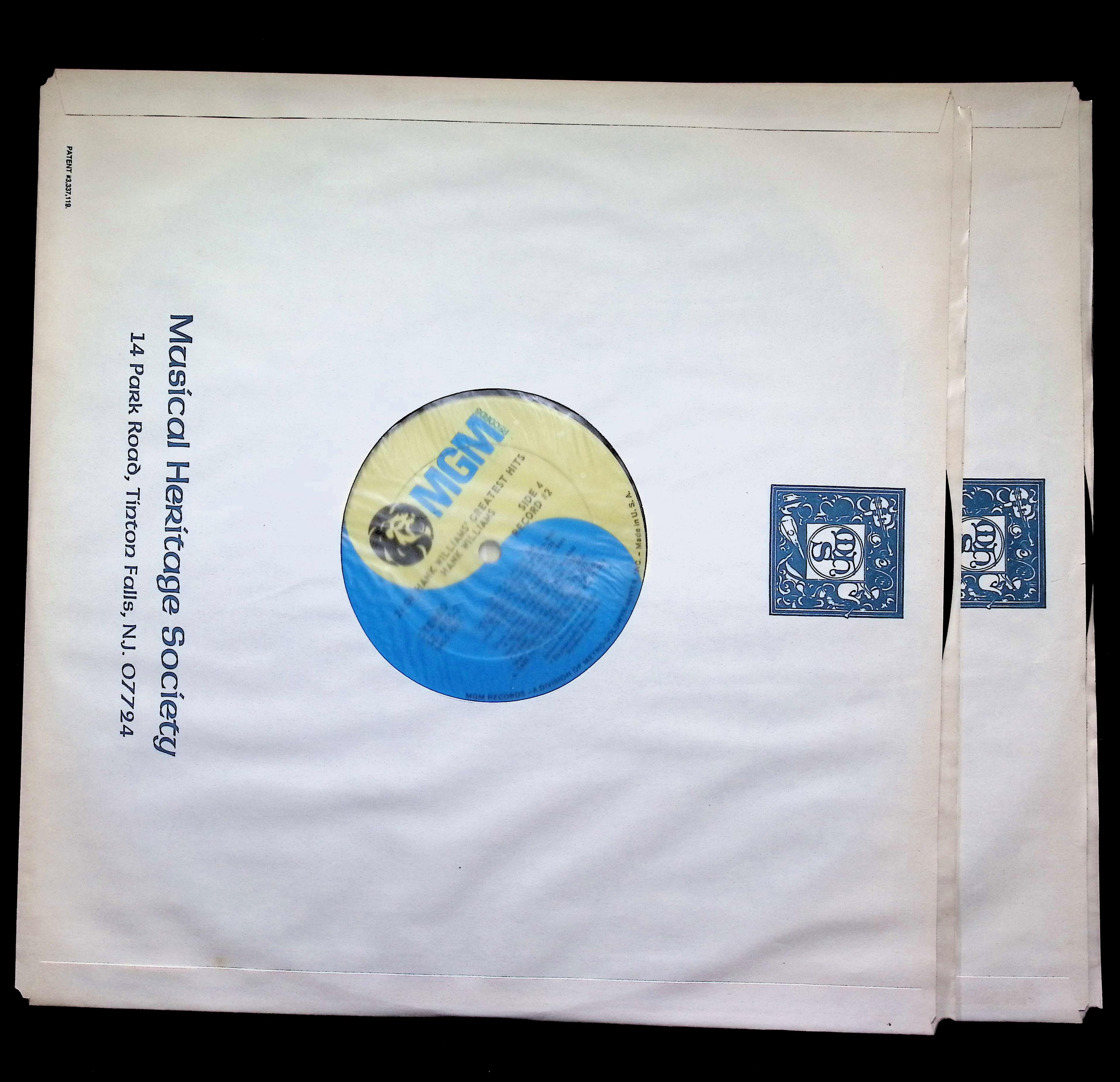 Hank Williams 24 Greatest Hits LP 1971 MGM Club Edition Country — image 3