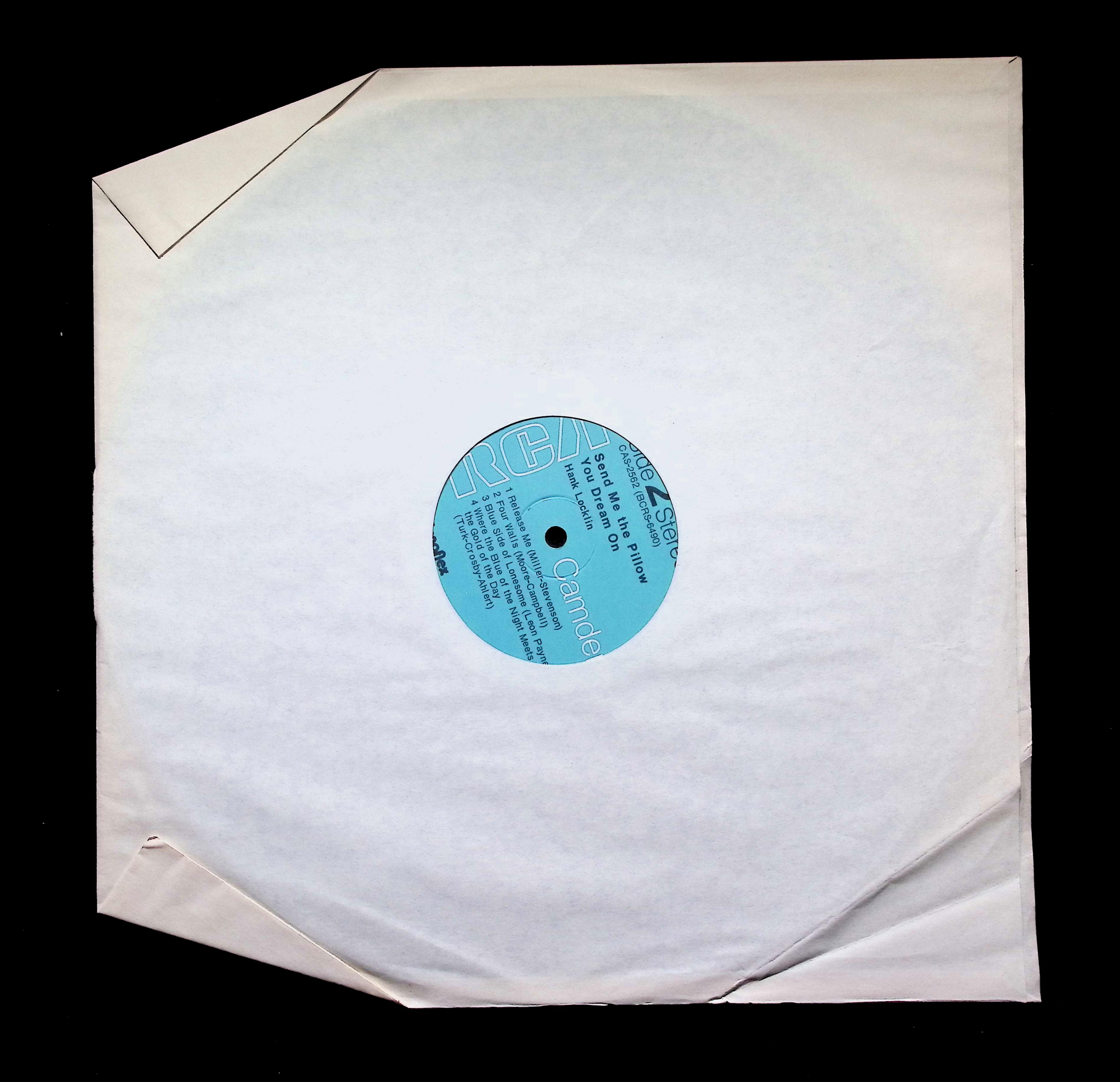 Hank Locklin Send Me Pillow LP 1973 RCA Camden Country — image 3