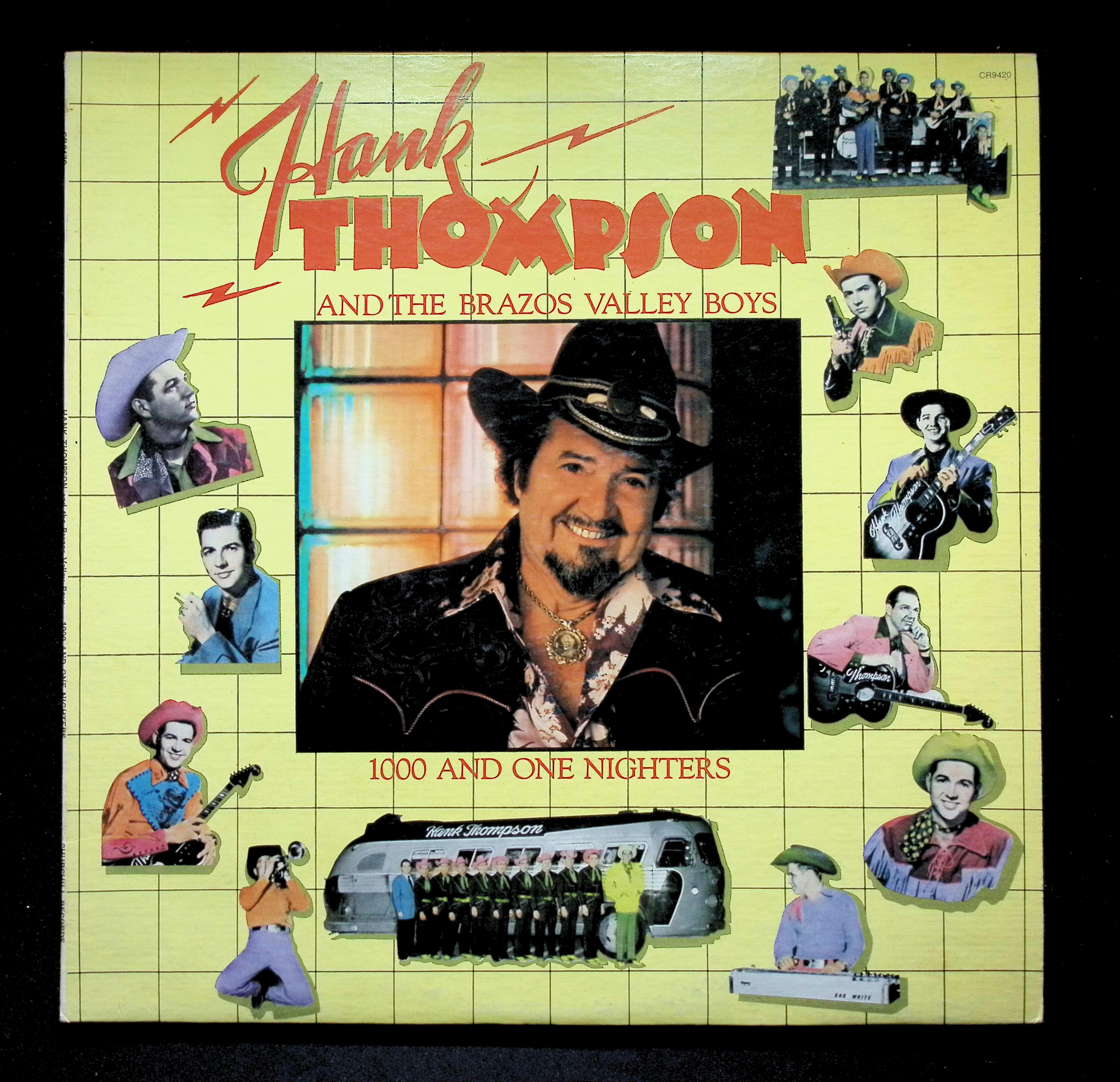 Hank Thompson 1000 Nighters LP 1982 Churchill Jazz