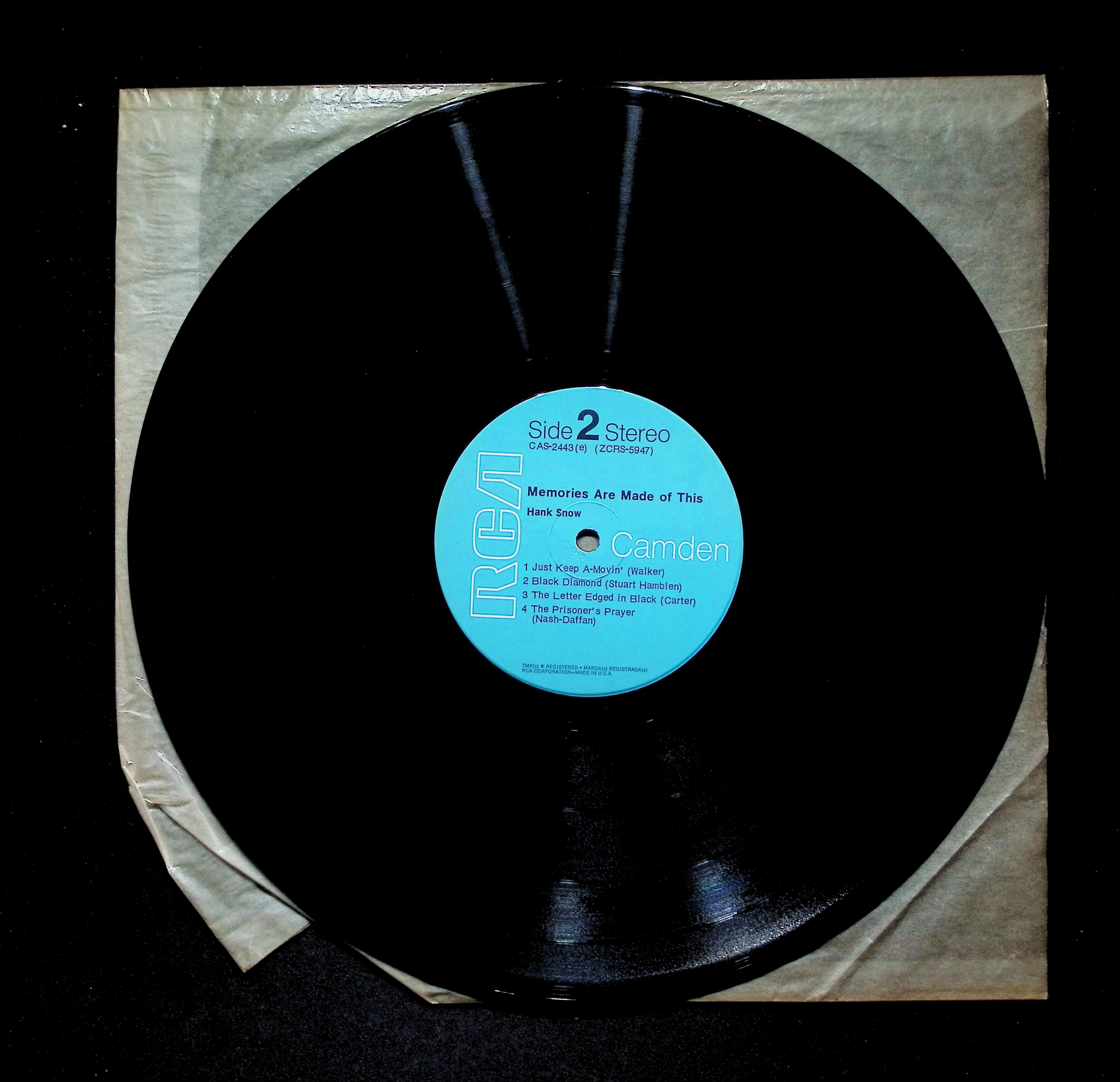 Hank Snow Memories Are Made Of This LP 1970 RCA Camden Country — image 4