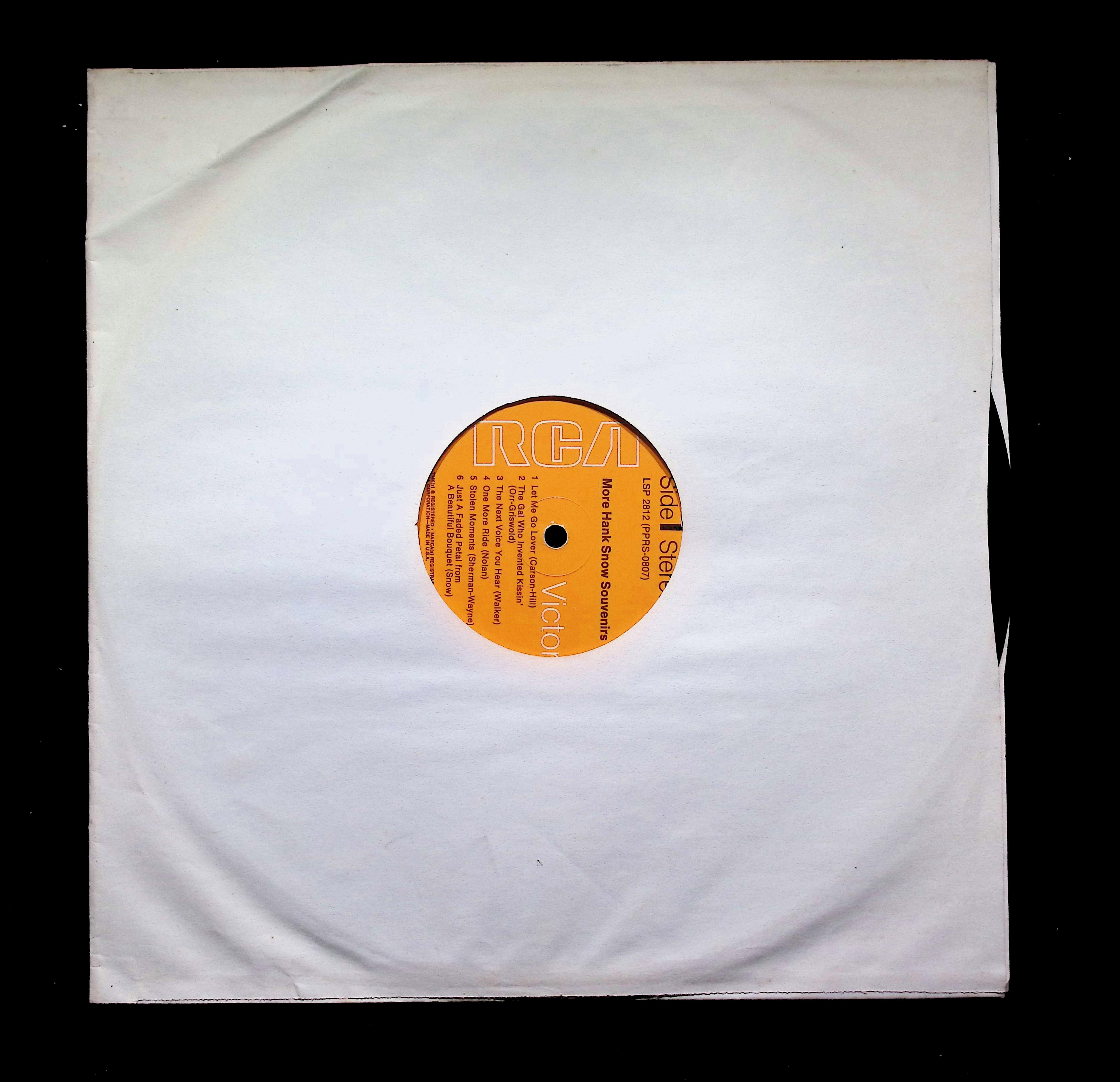 Hank Snow More Hank Snow Souvenirs LP 1963 RCA Country — image 3