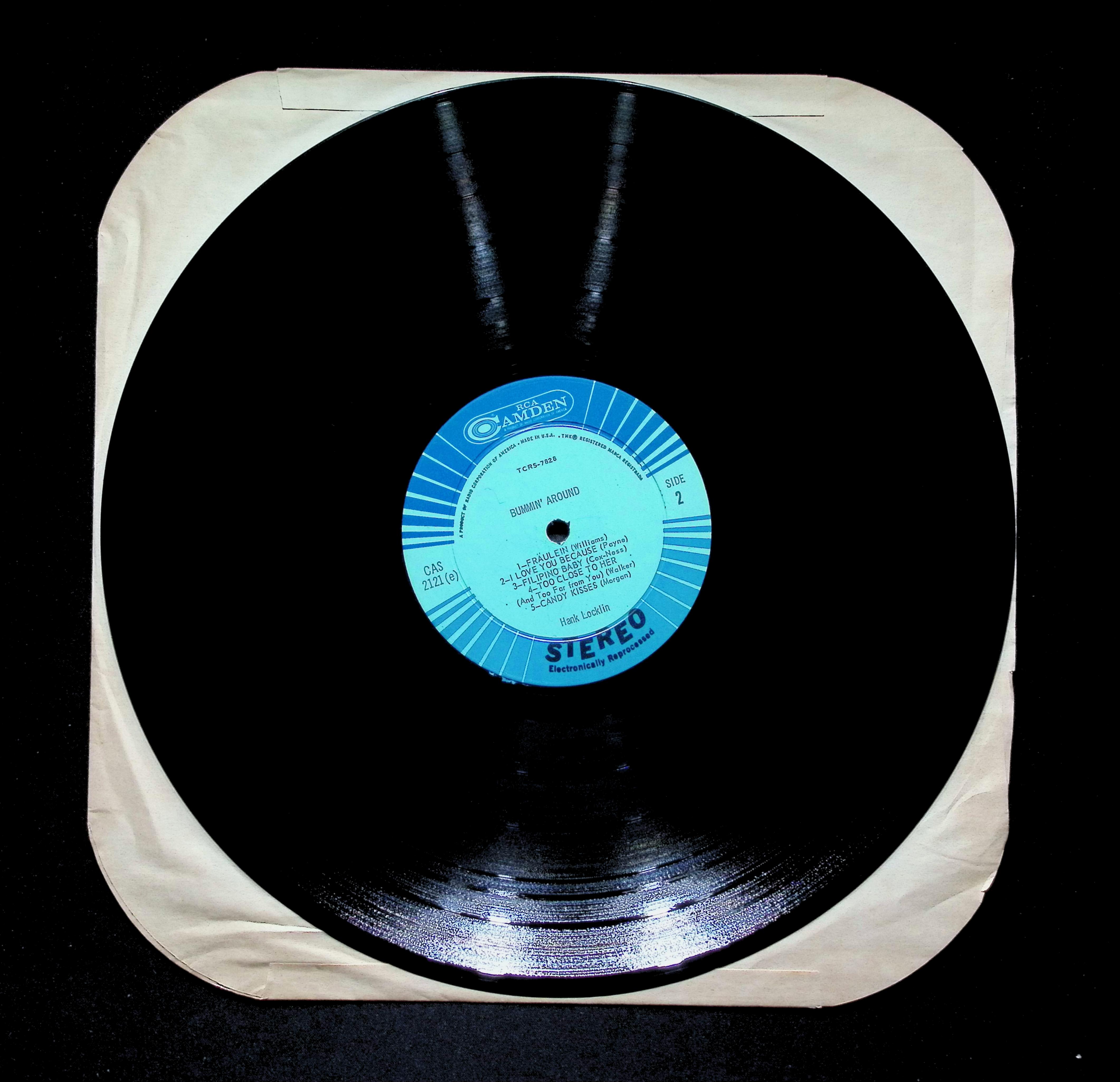 Hank Locklin Bummin' Around LP Unknown RCA Camden Country — image 5