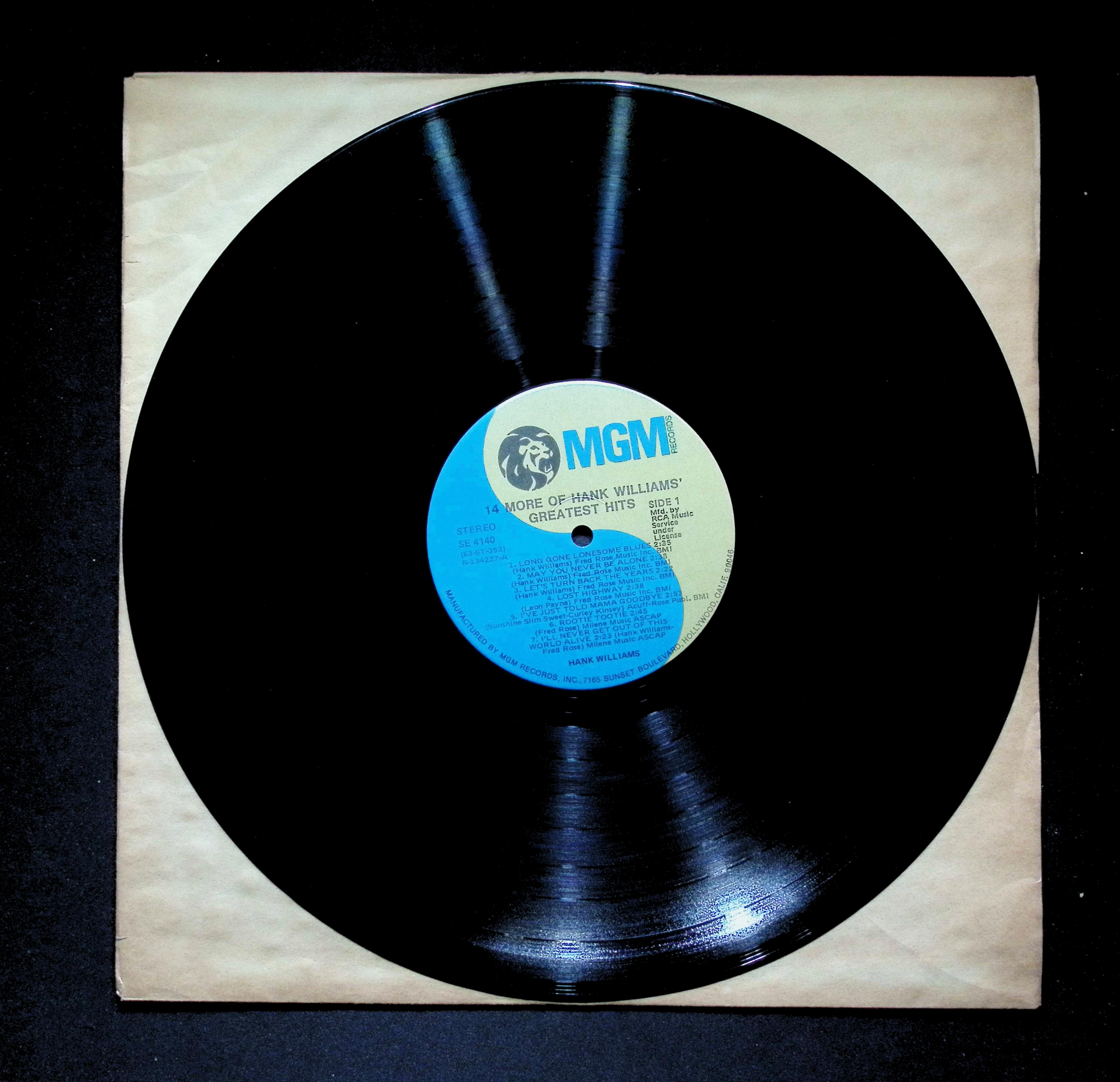 Hank Williams - 14 More Of Hank Williams' Greatest Hits Vo... SE-4140 LP Vinyl — image 5