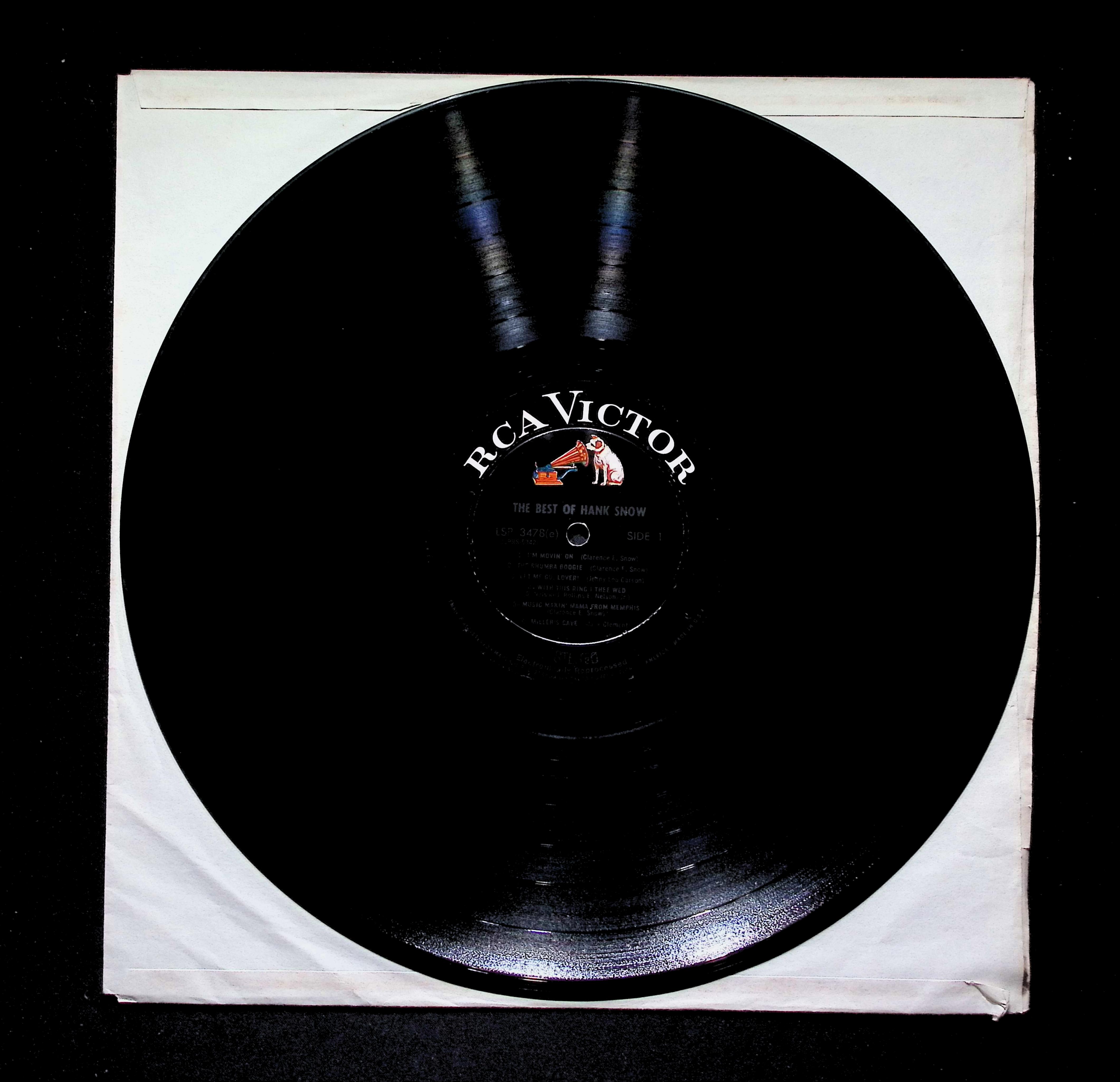 Hank Snow - The Best Of Hank Snow (1966) LSP-3478 (e) LP Vinyl — image 4