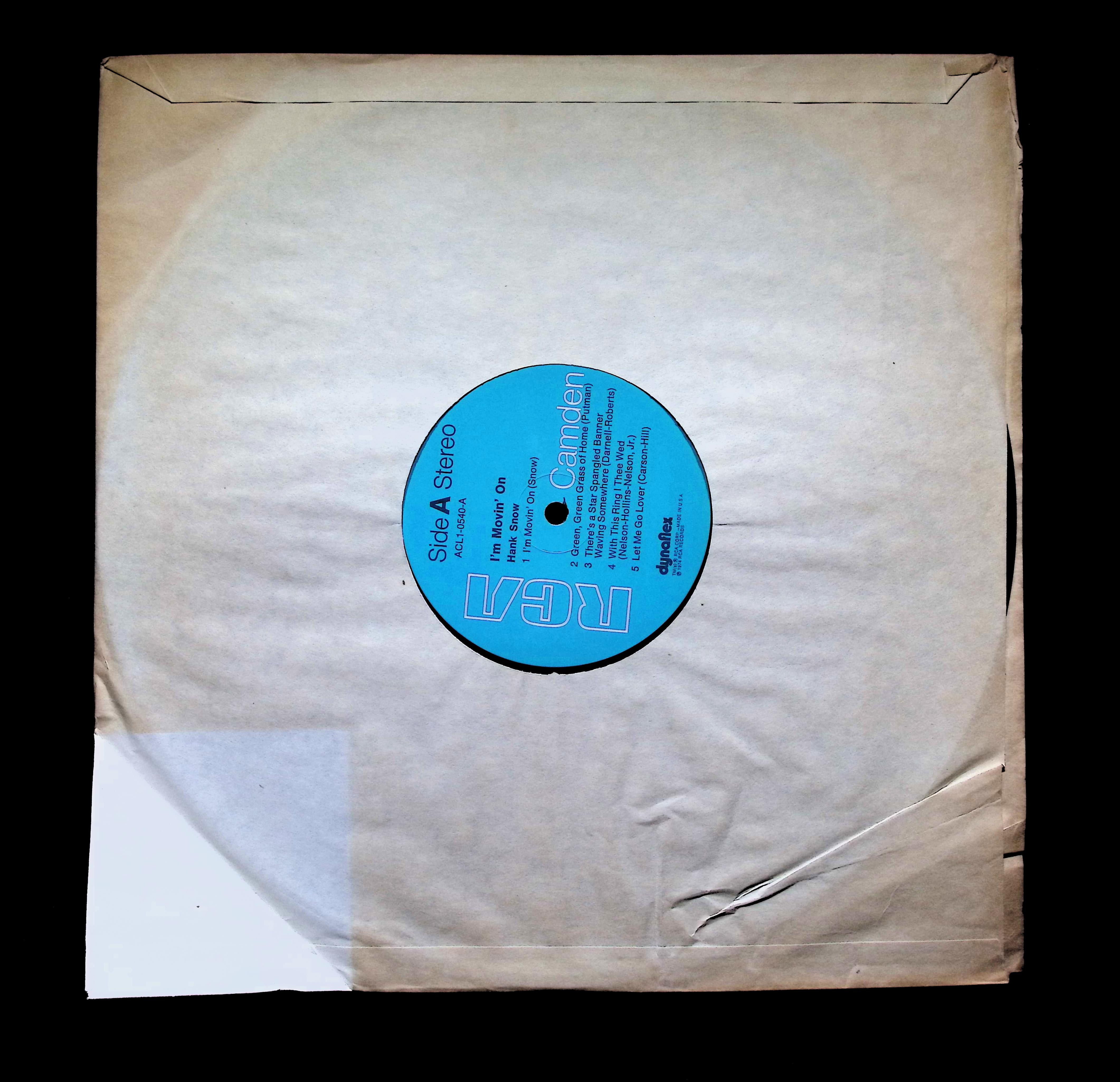 Hank Snow - I'm Movin On (1974) ACL1-0540 LP Vinyl — image 3