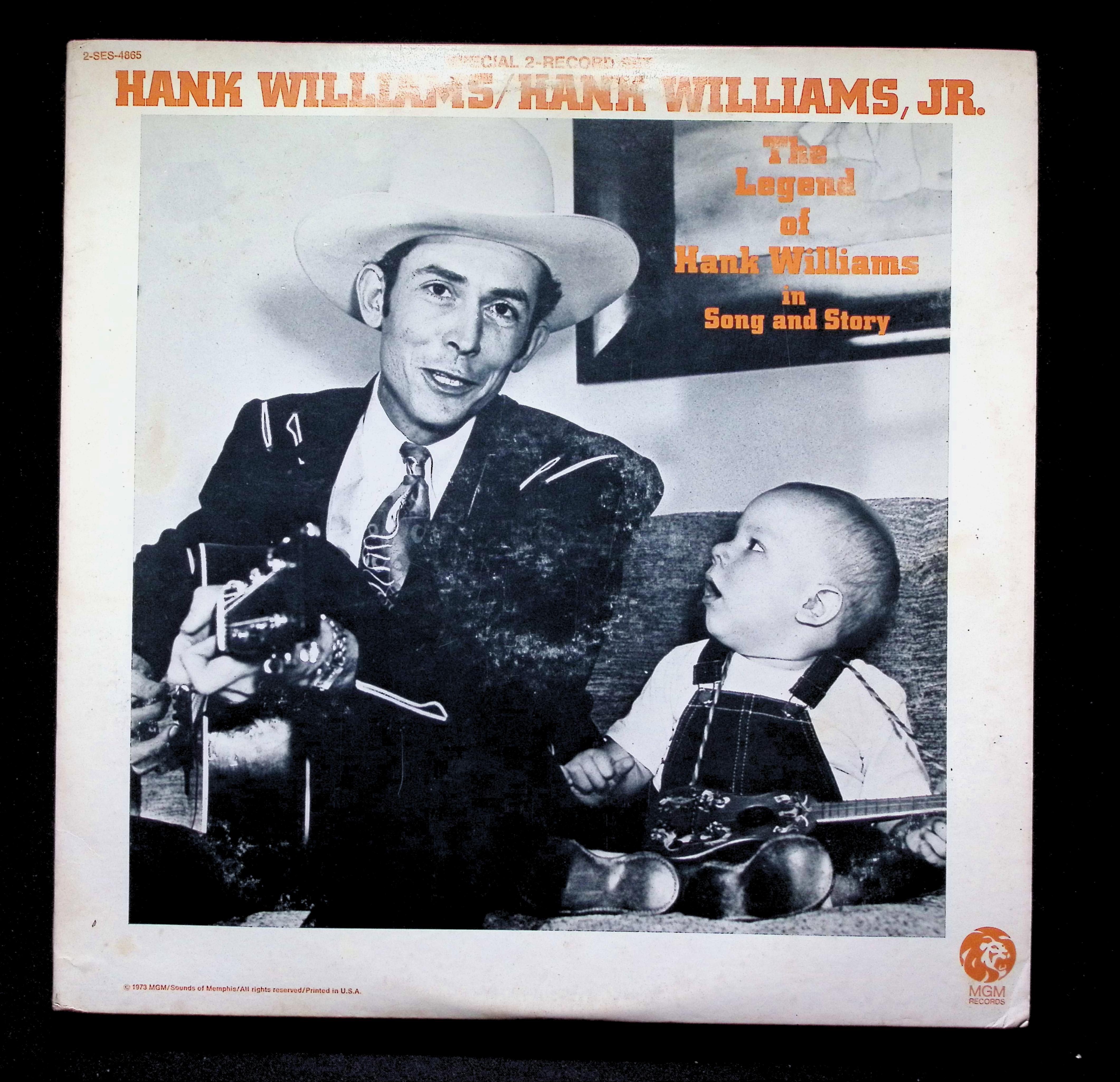 Hank Williams - The Legend Of Hank Williams In Song And... 2-SES-4865 LP Vinyl