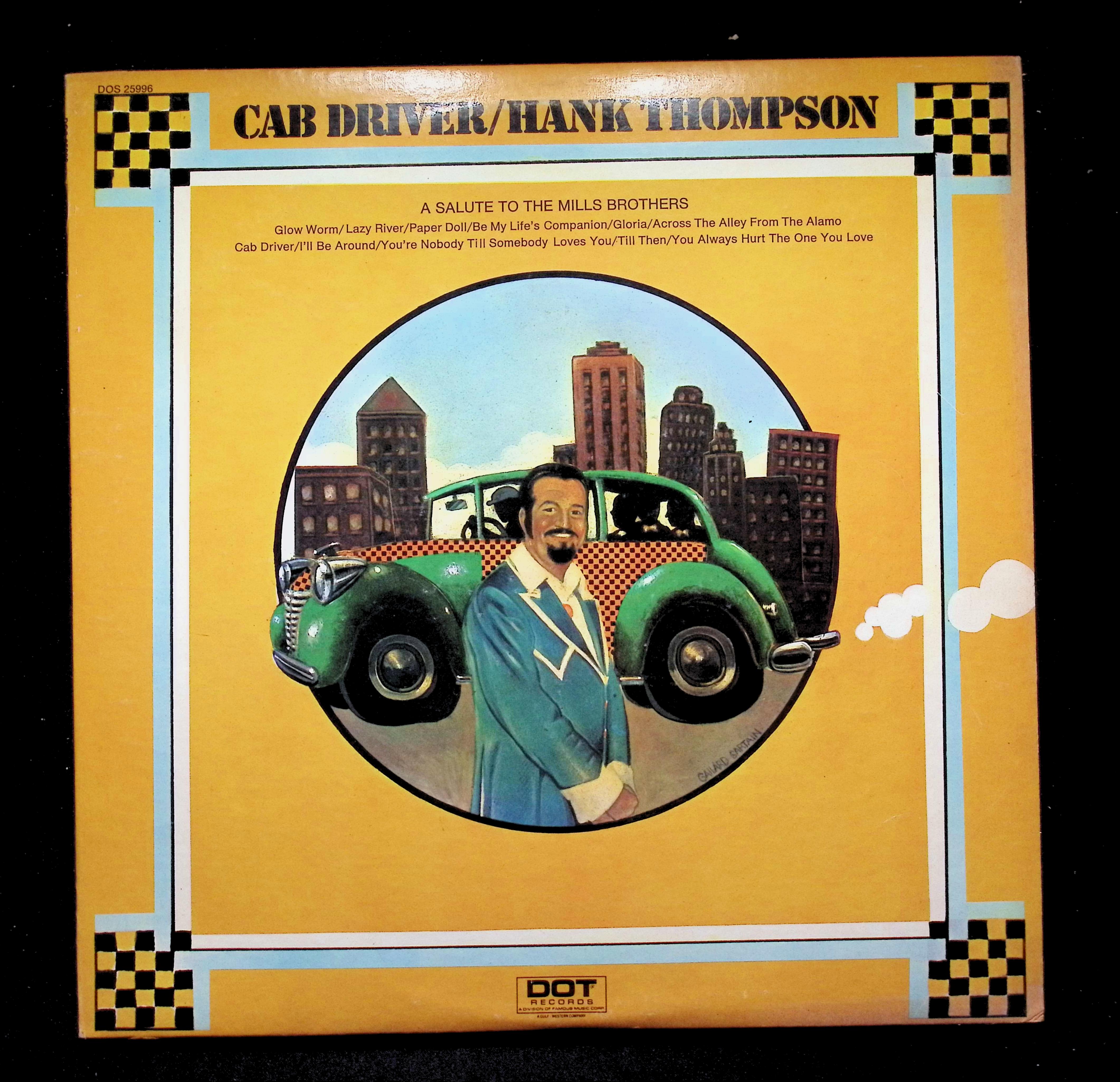 Hank Thompson - Cab Driver - A Salute To The Mills Brothers DOS 25996 LP Vinyl