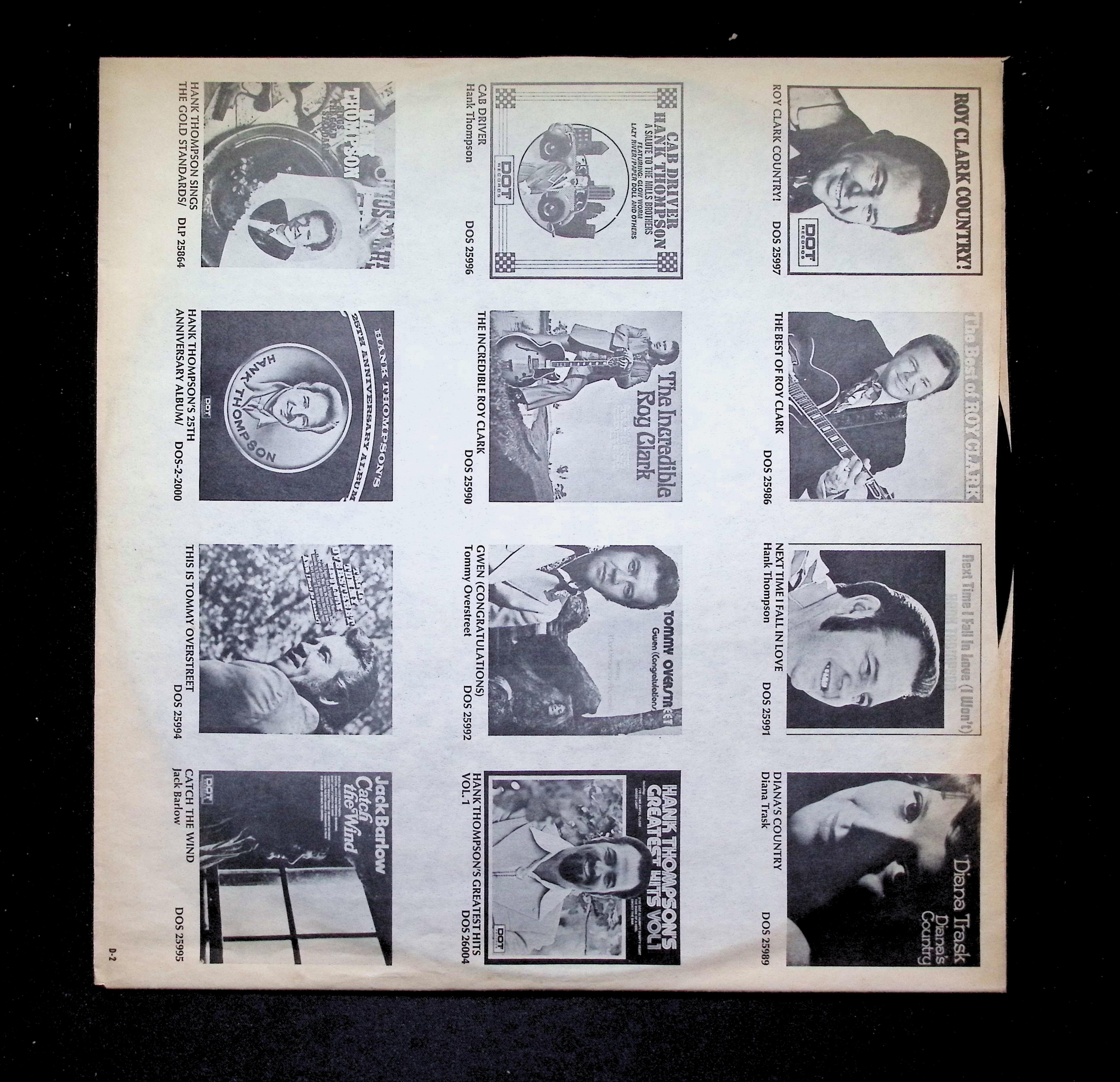 Hank Thompson - Kindly Keep It Country (1974) DOS 26015 LP Vinyl — image 3