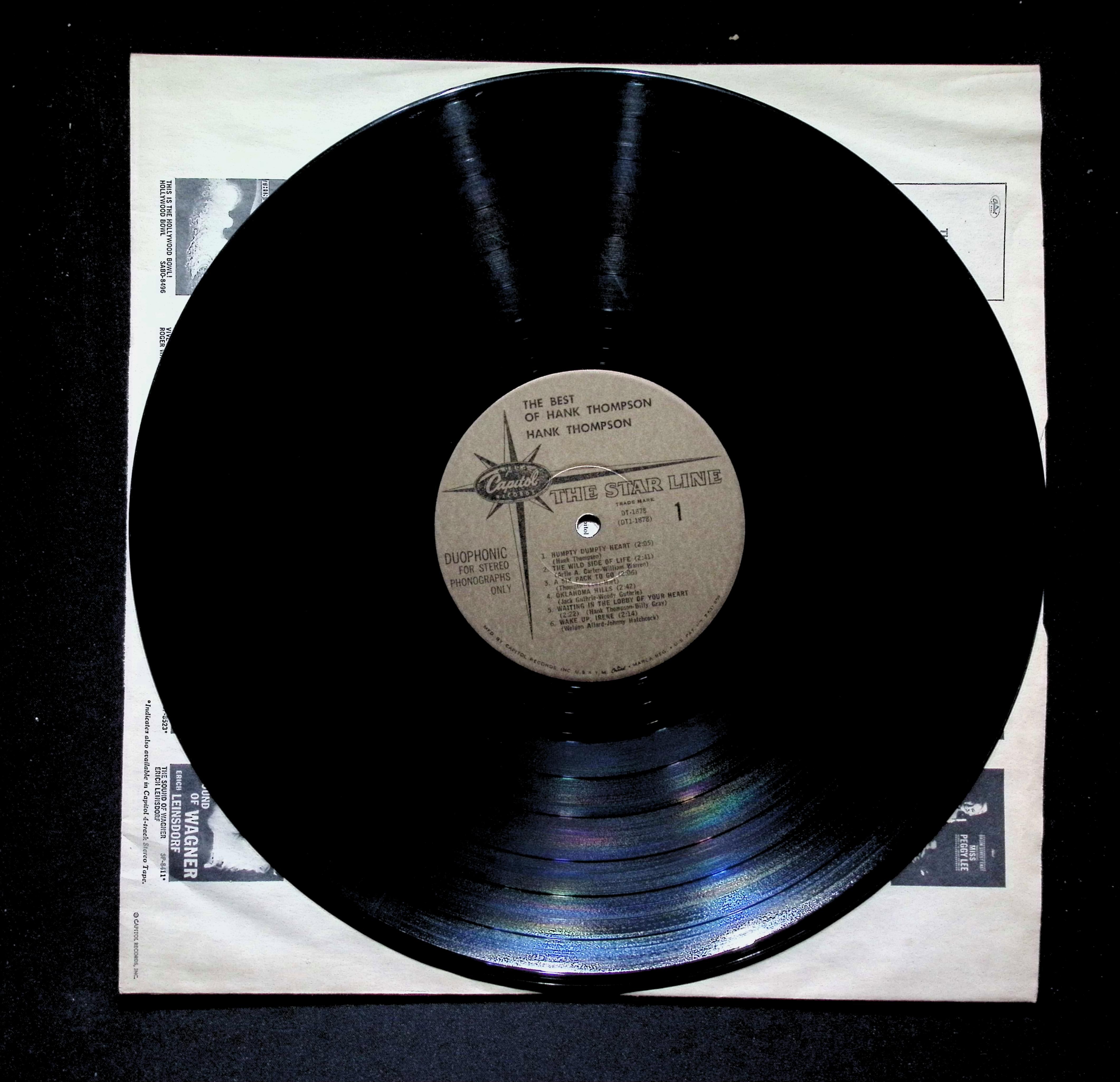 Hank Thompson - The Best Of Hank Thompson. Vol.2 (1967) DT-2661 LP Vinyl — image 4