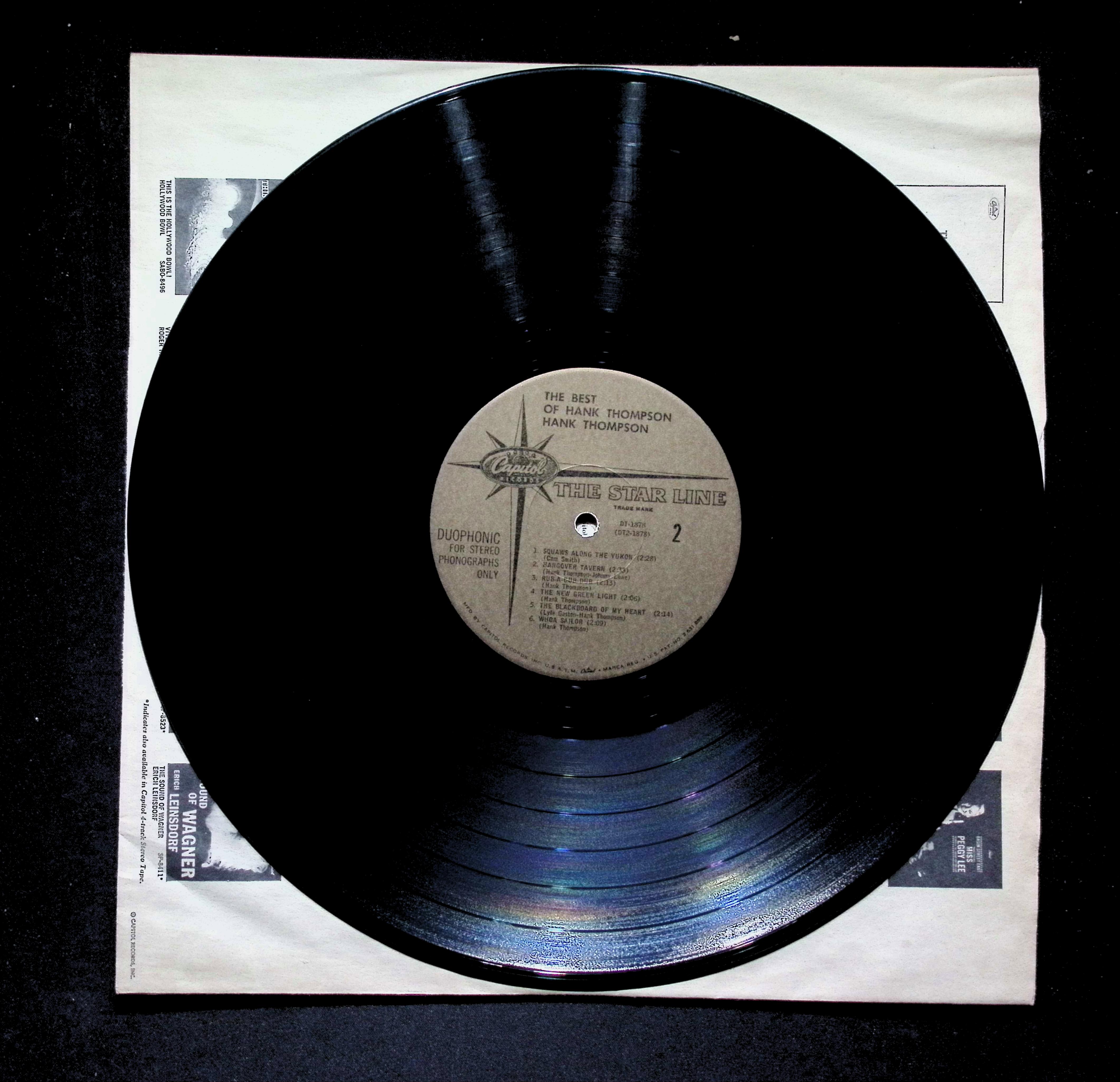 Hank Thompson - The Best Of Hank Thompson. Vol.2 (1967) DT-2661 LP Vinyl — image 5