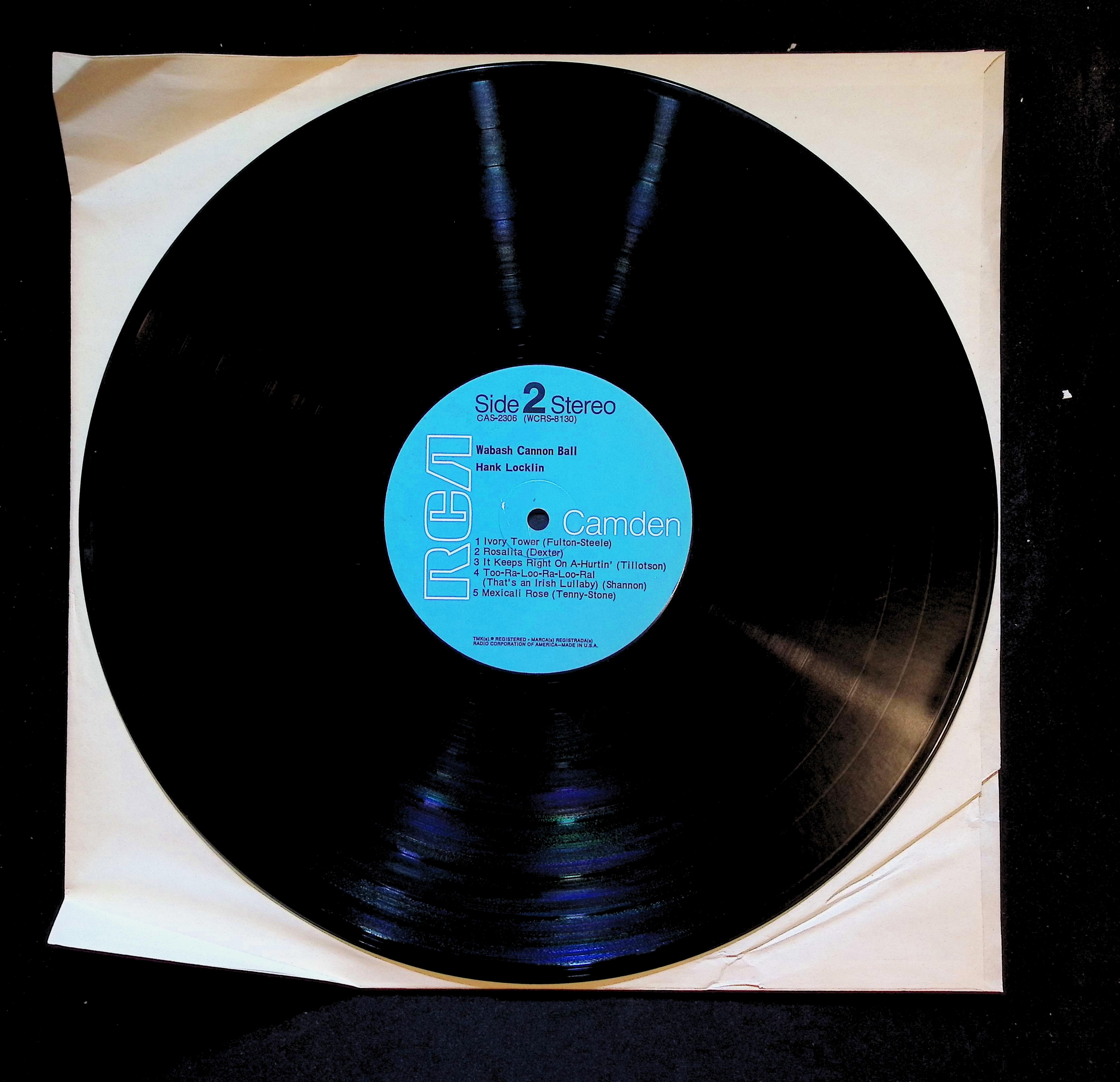 Hank Locklin - Wabash Cannon Ball CAS-2306 LP Vinyl — image 4
