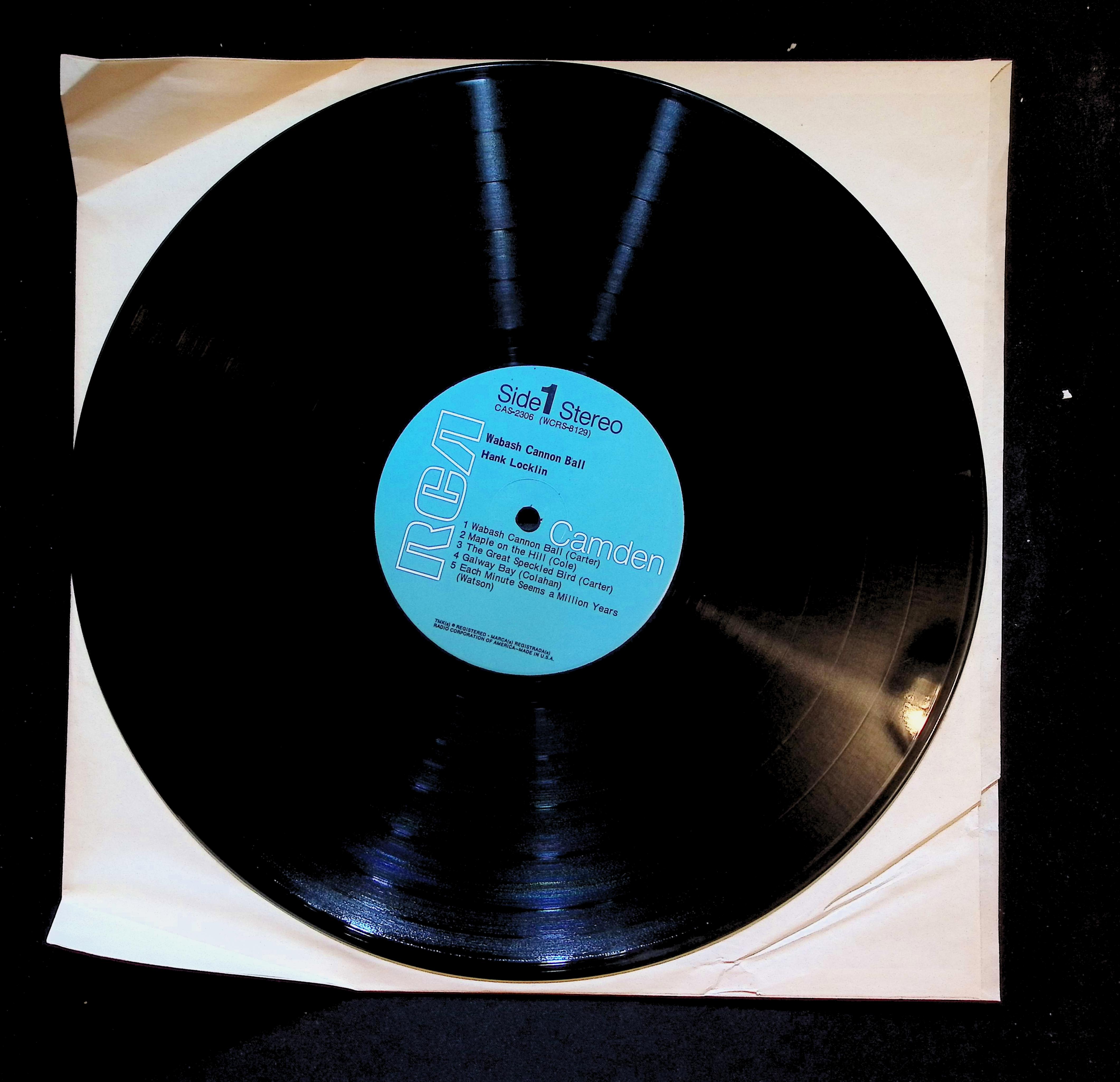 Hank Locklin - Wabash Cannon Ball CAS-2306 LP Vinyl — image 5