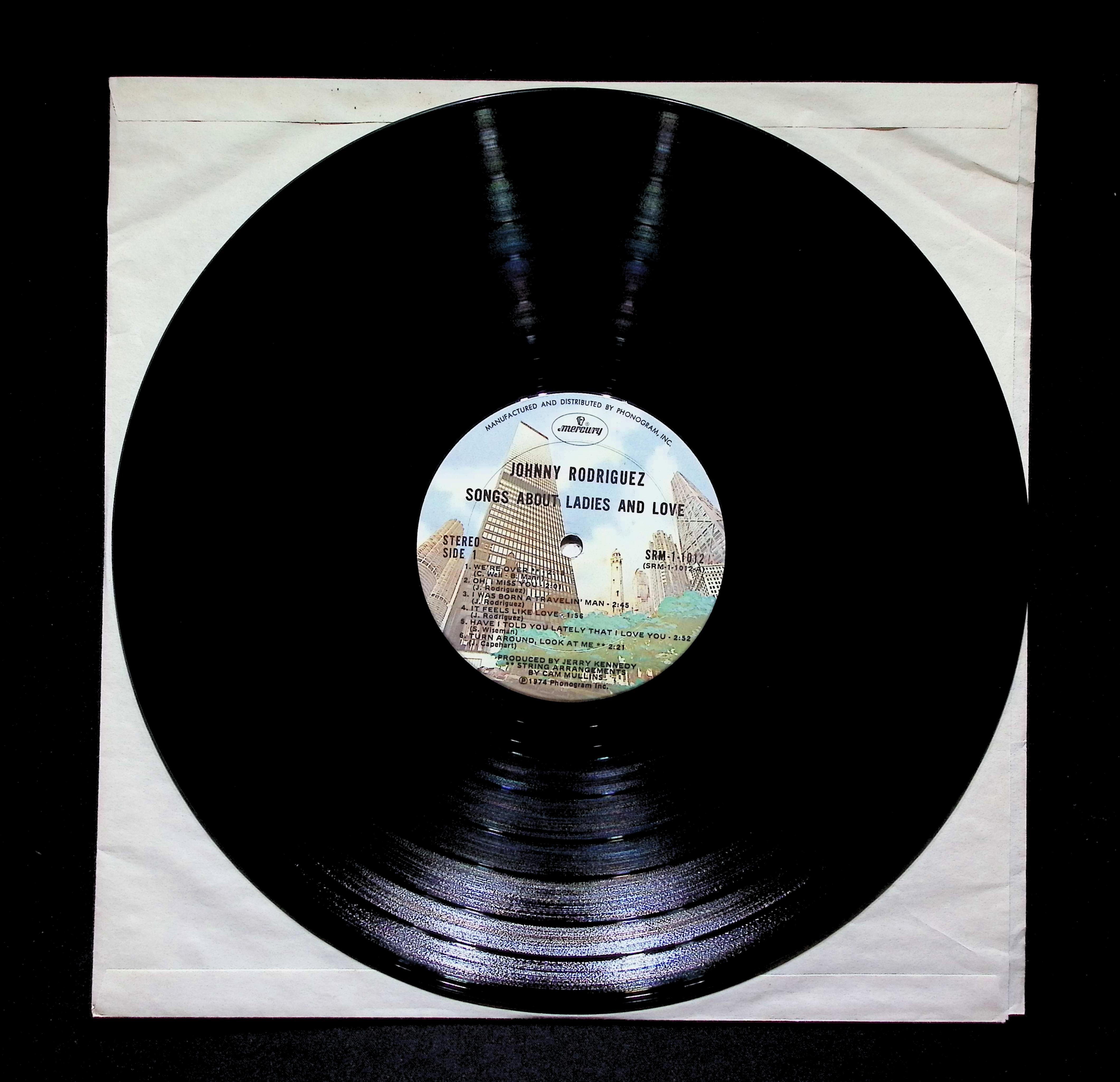 Johnny Rodriguez (4) - Songs About Ladies And Love (1974) SRM 1-1012 LP — image 5