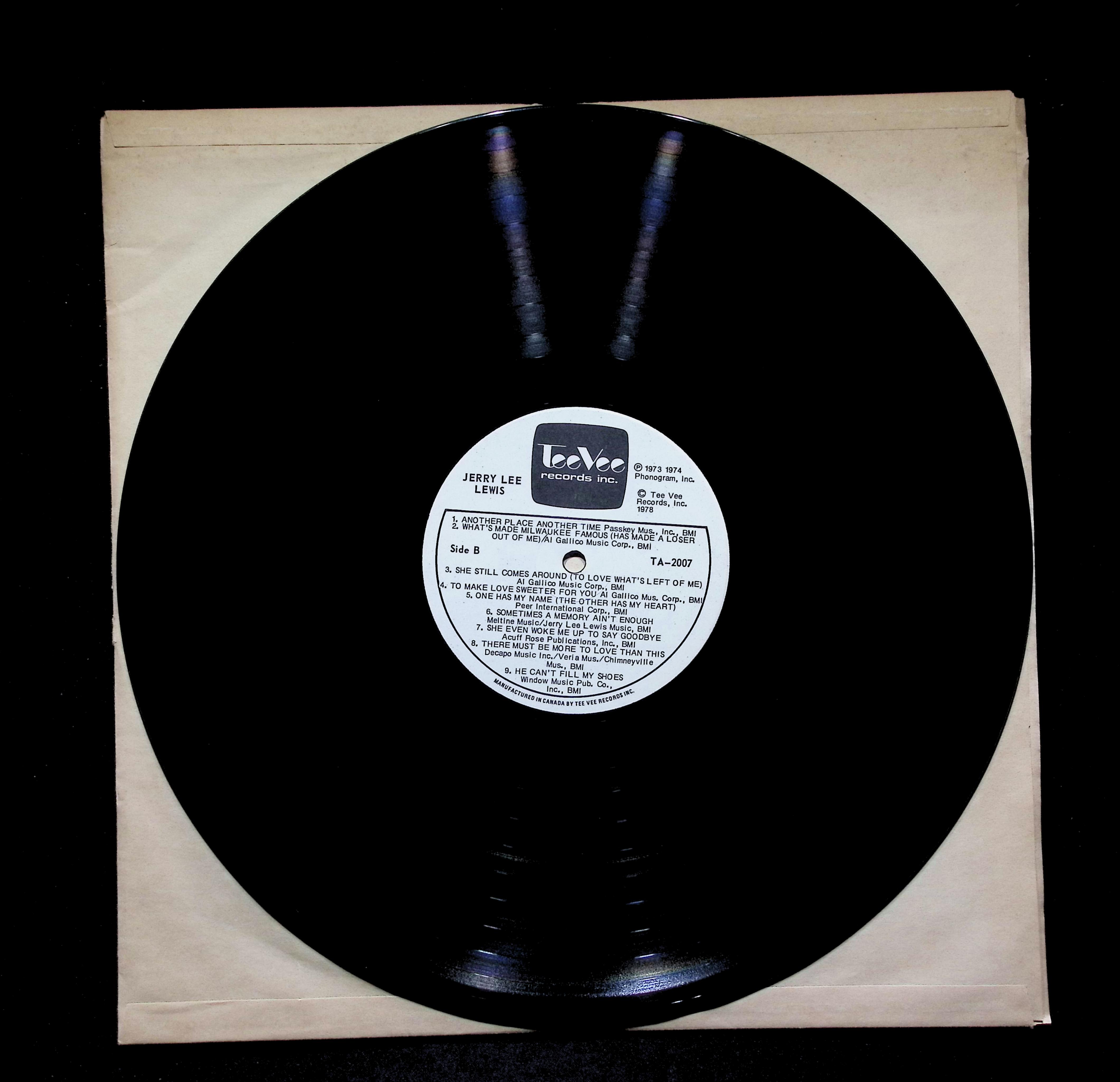 Jerry Lee Lewis - Jerry Lee Lewis (1978) TA 2007 Vinyl LP Record — image 4