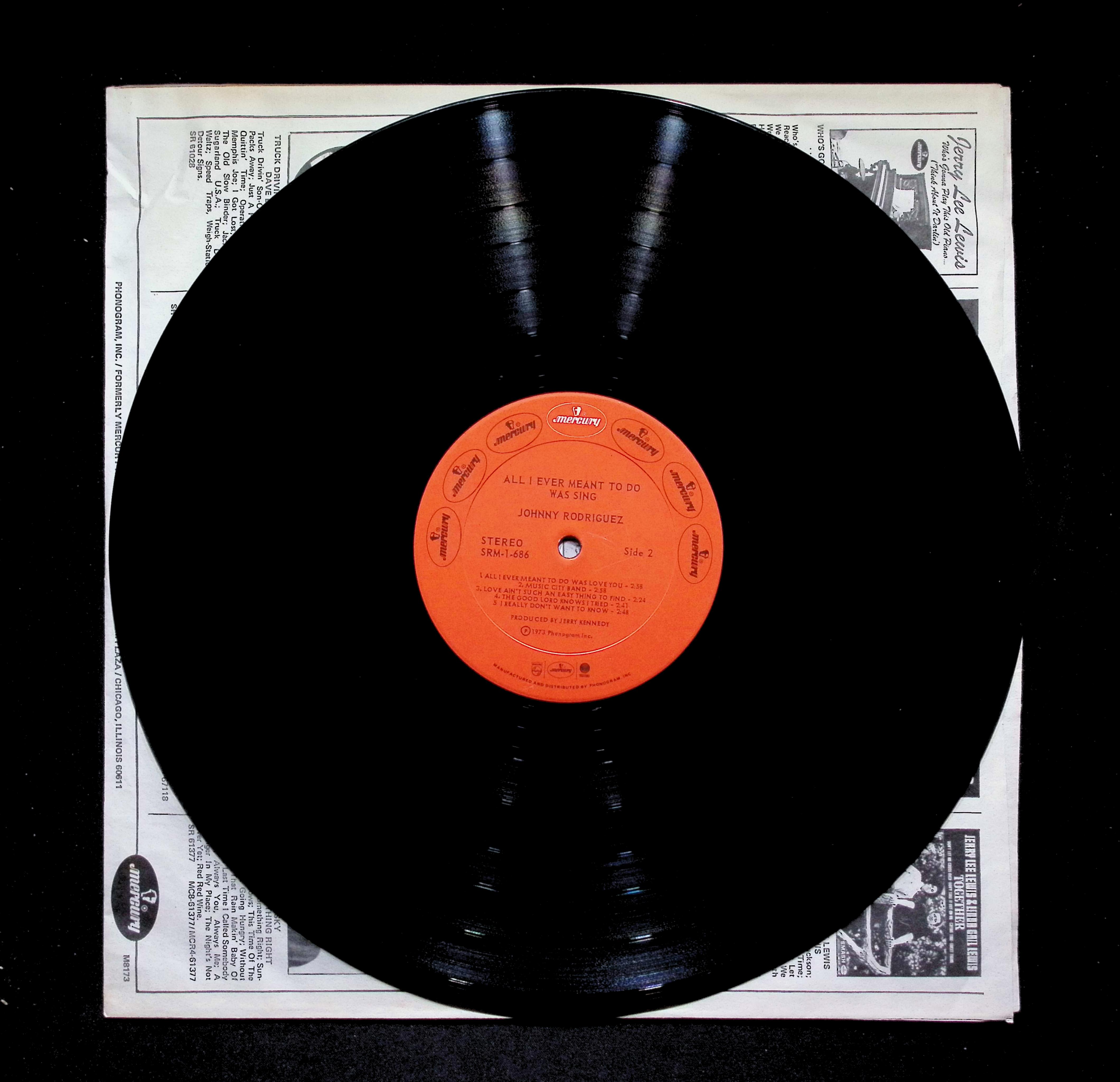 Johnny Rodriguez (4) - All I Ever Meant To Do Was Sing (1973) SRM-1-686 — image 4