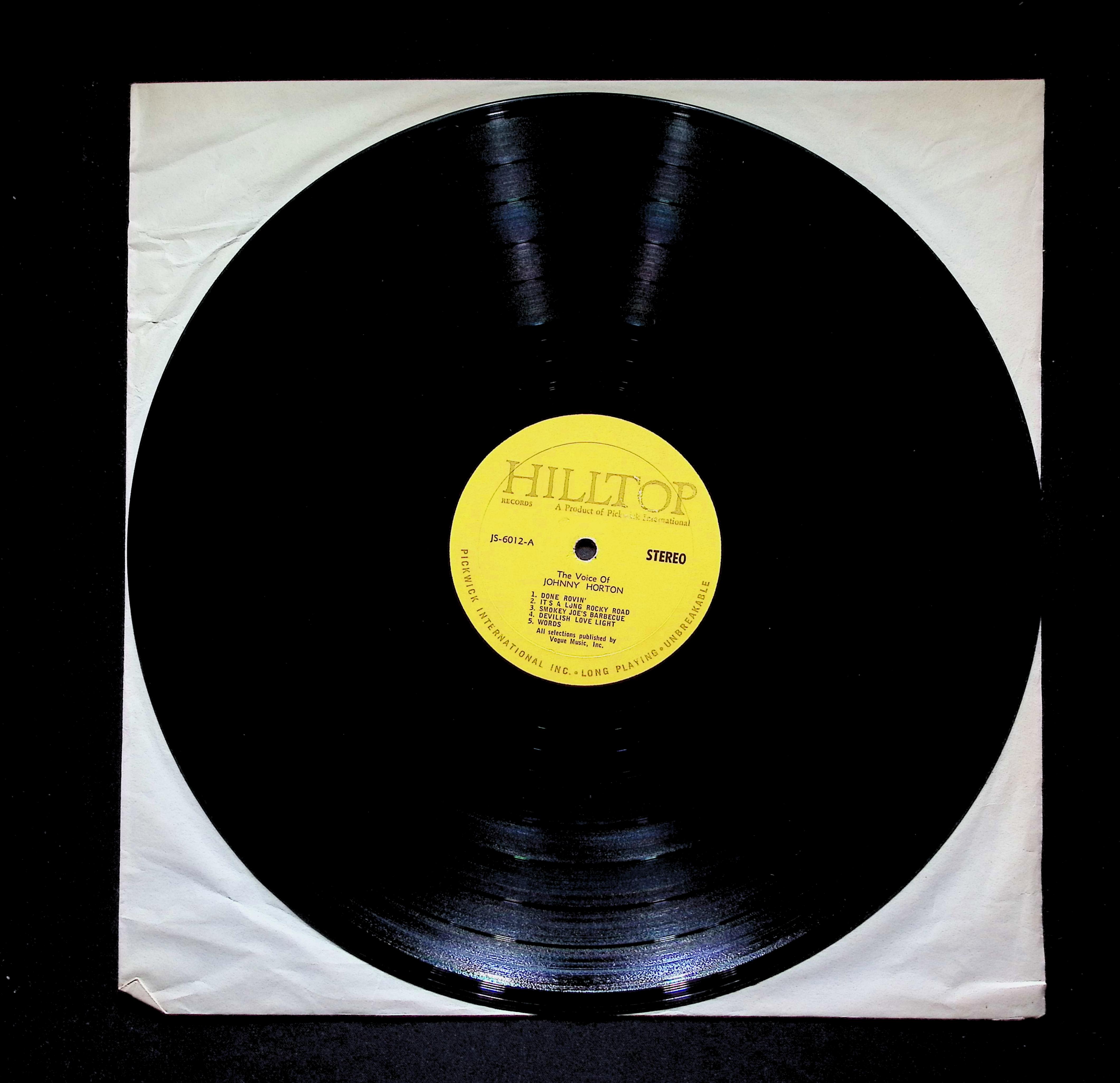 Johnny Horton - The Voice Of Johnny Horton JS-6012 Vinyl LP Record — image 4