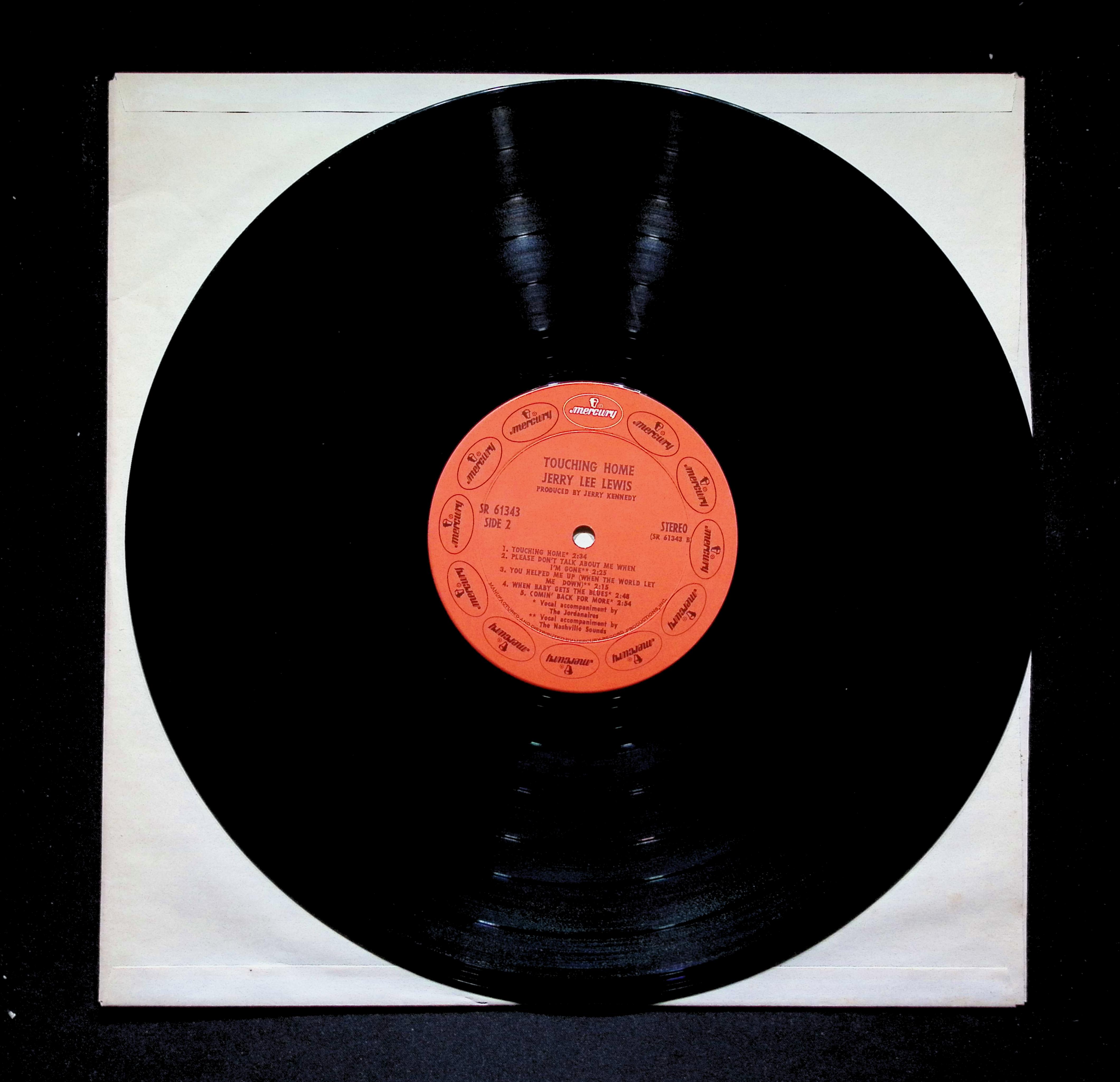 Jerry Lee Lewis - Touching Home (1971) SR-61343 Vinyl LP Record — image 5
