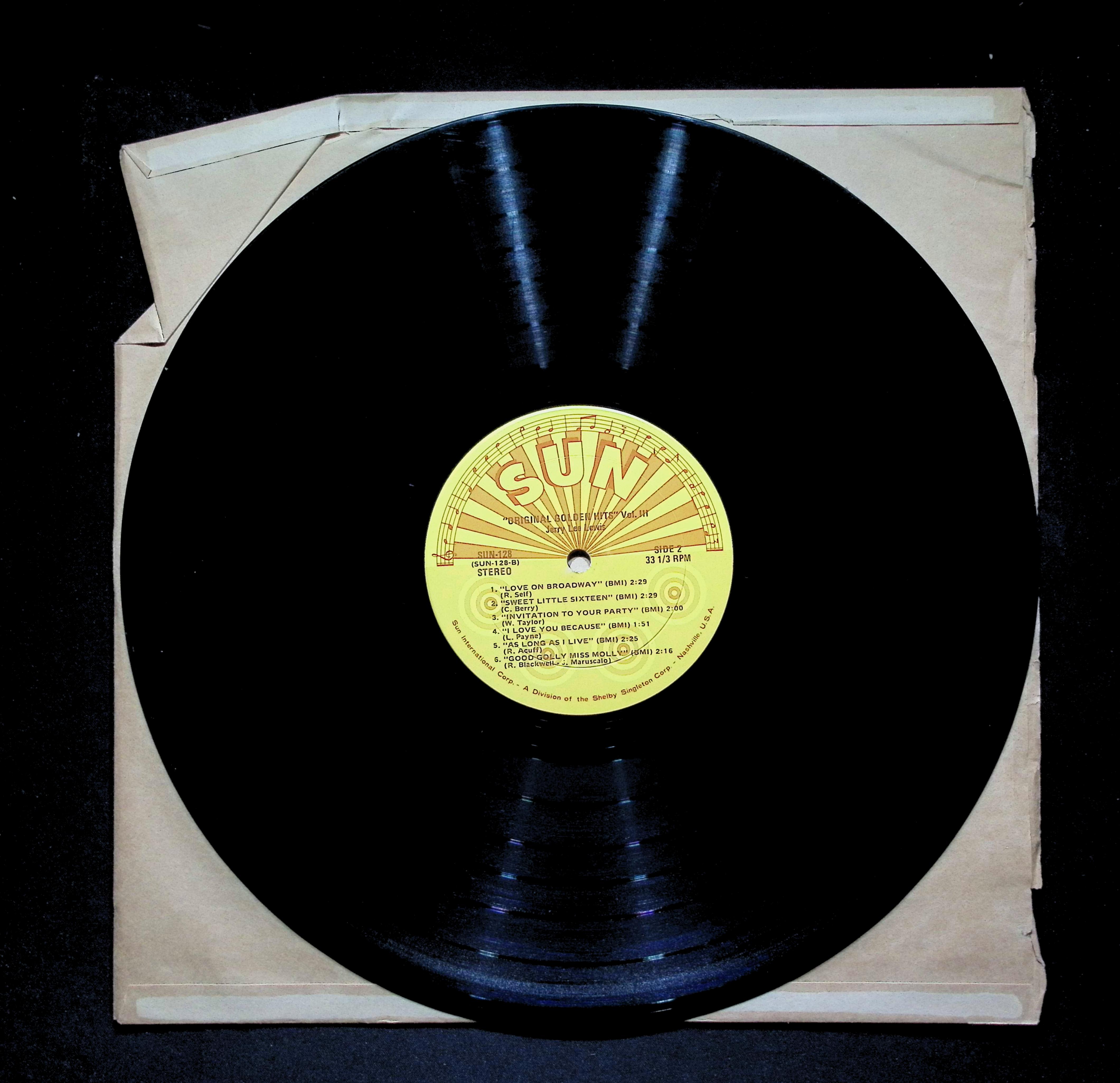 Jerry Lee Lewis - Original Golden Hits Volume III (1971) 128 Vinyl LP — image 4