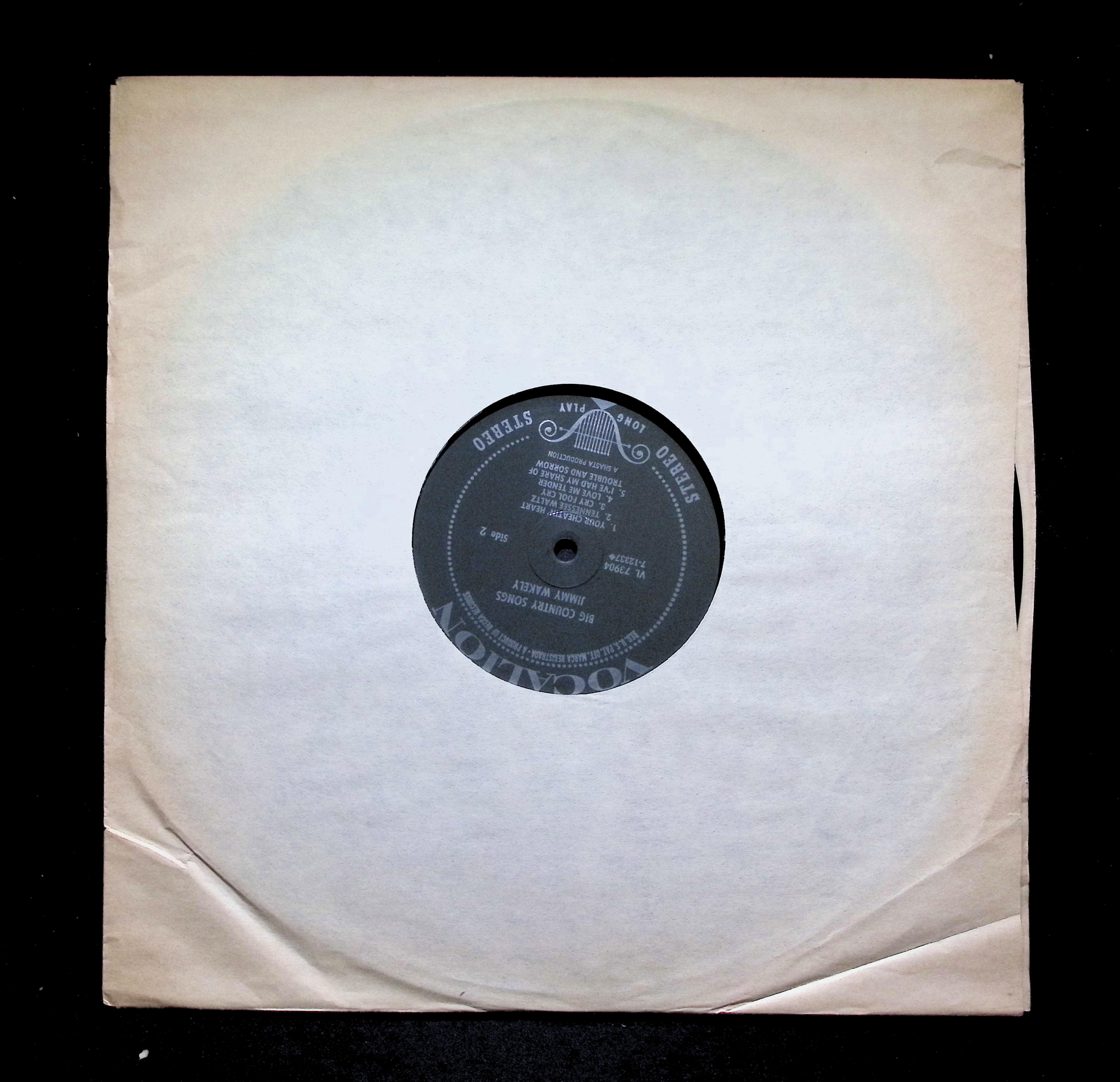 Jimmy Wakely - Big Country Songs (1970) VL 73904 Vinyl LP Record — image 3