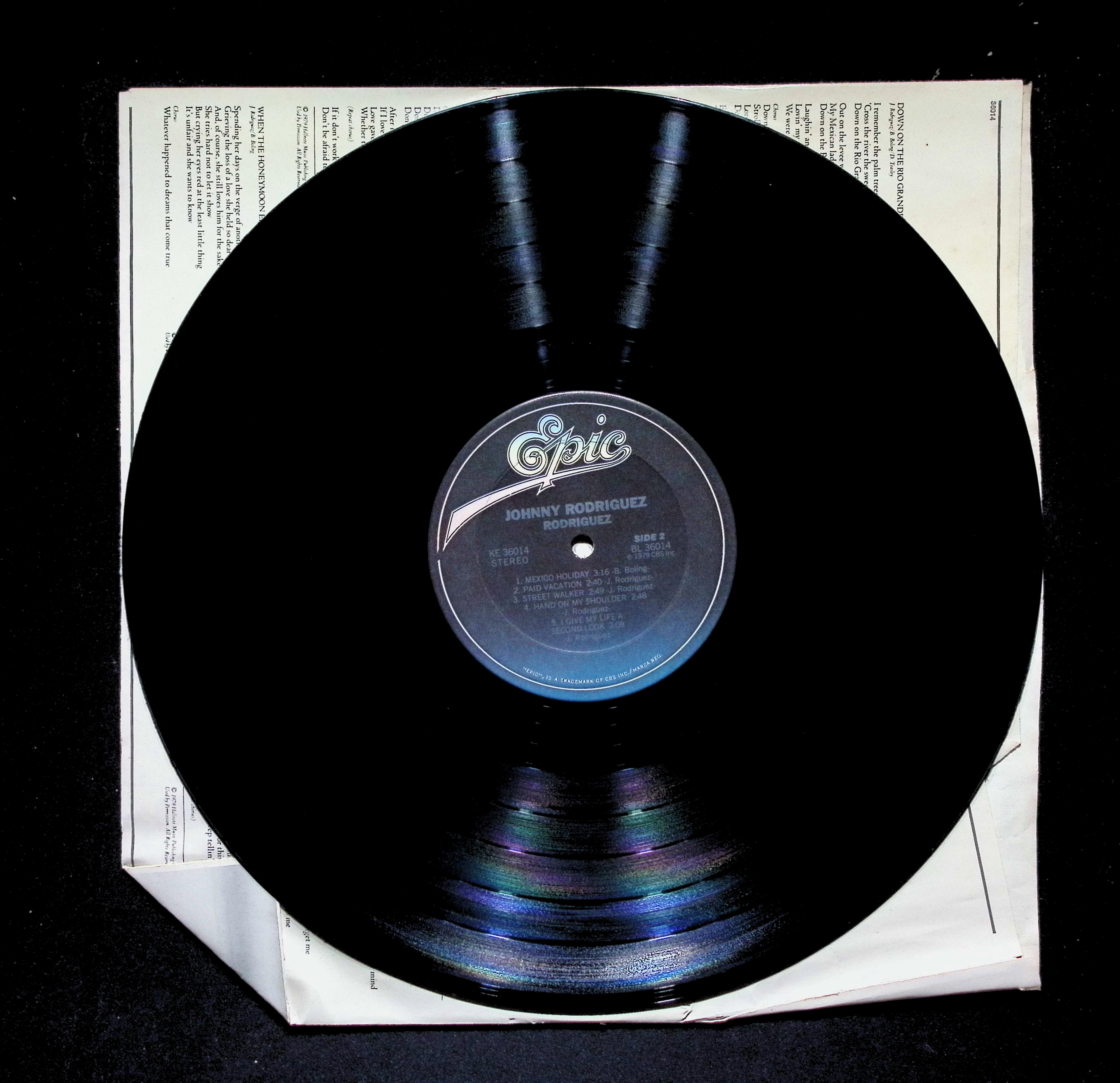 Johnny Rodriguez (4) - Rodriguez (1979) KE 36014 Vinyl LP Record — image 5