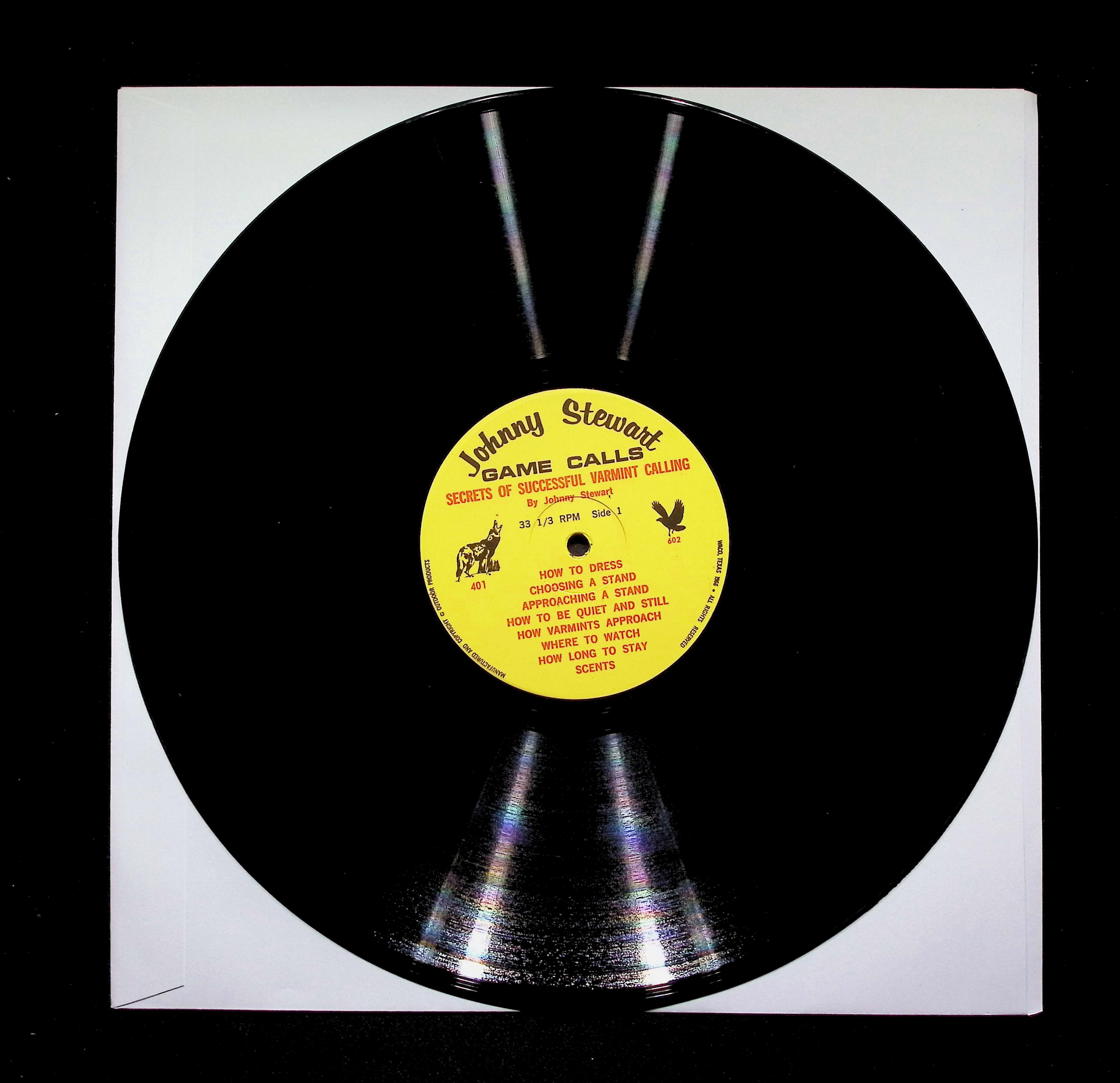 Johnny Stewart - Secrets of Successful Varmint Calling (1967) 601/602 LP — image 4