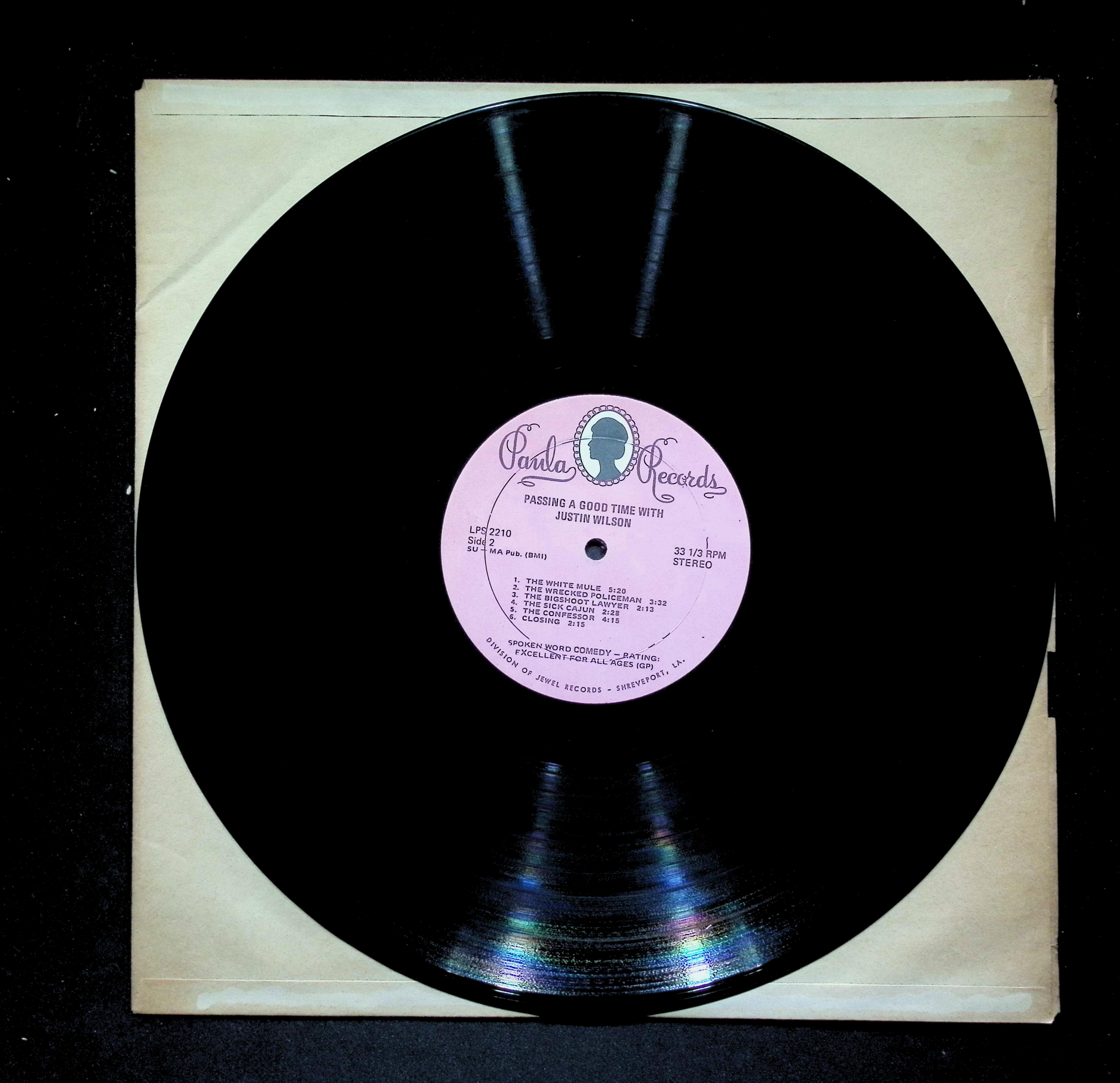 Justin Wilson - Pass A Good Time With Justin Wilson LPS 2210 LP — image 4