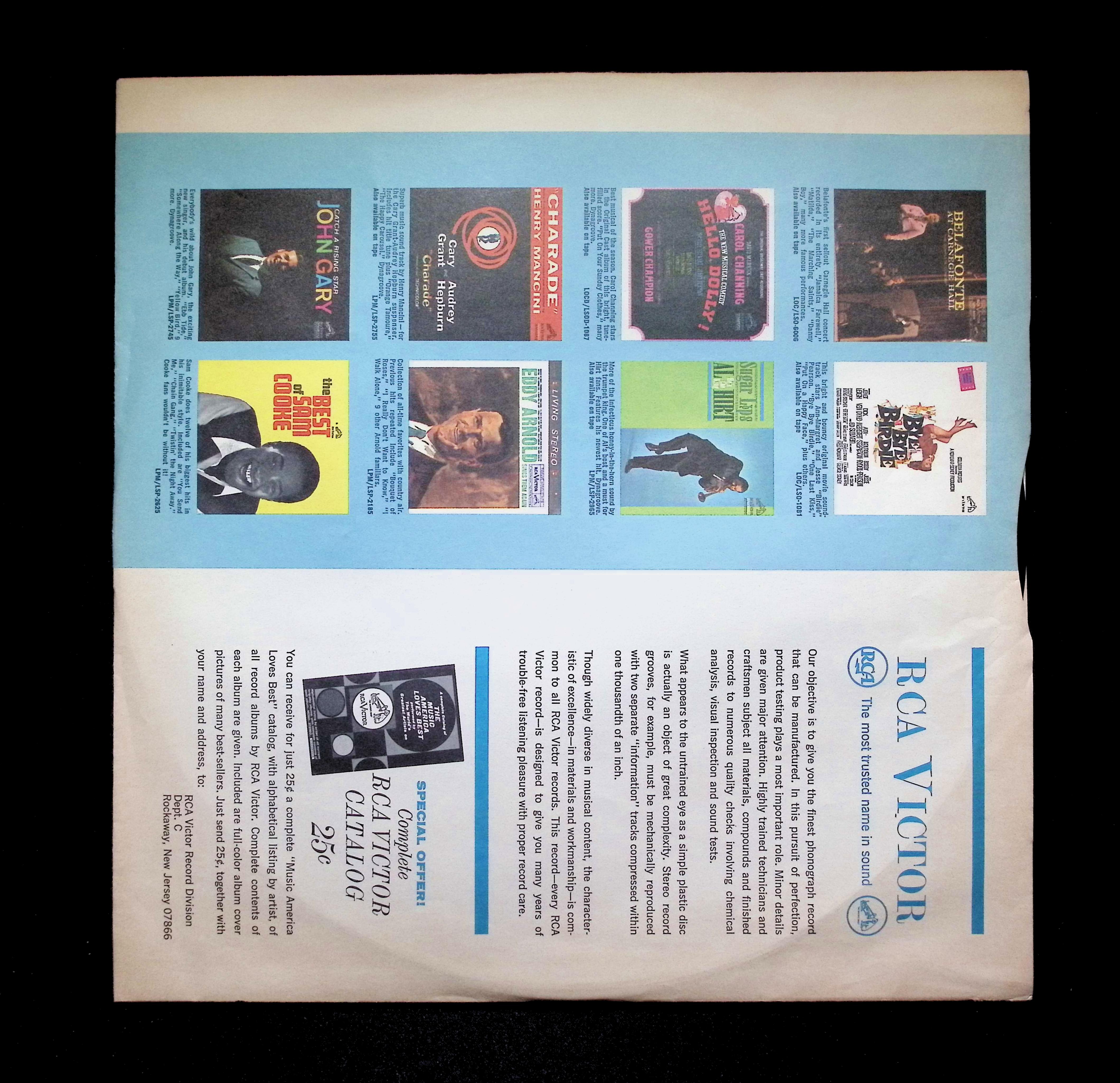 Jim Reeves - A Touch Of Velvet (1962) LPM-2487 Vinyl LP — image 3