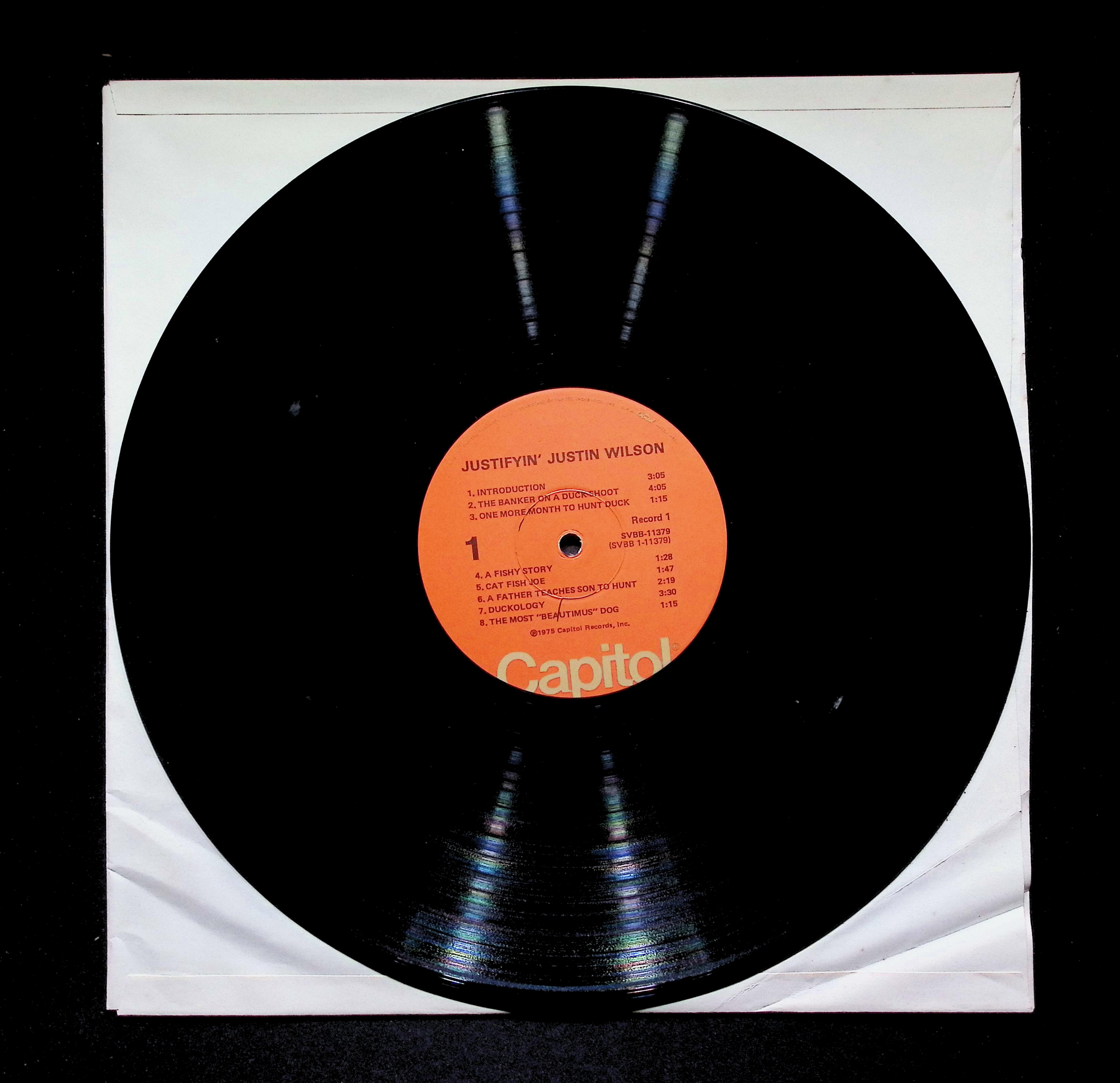 Justin Wilson - Justifyin' Justin Wilson (1975) SVBB-11379 Vinyl LP — image 4