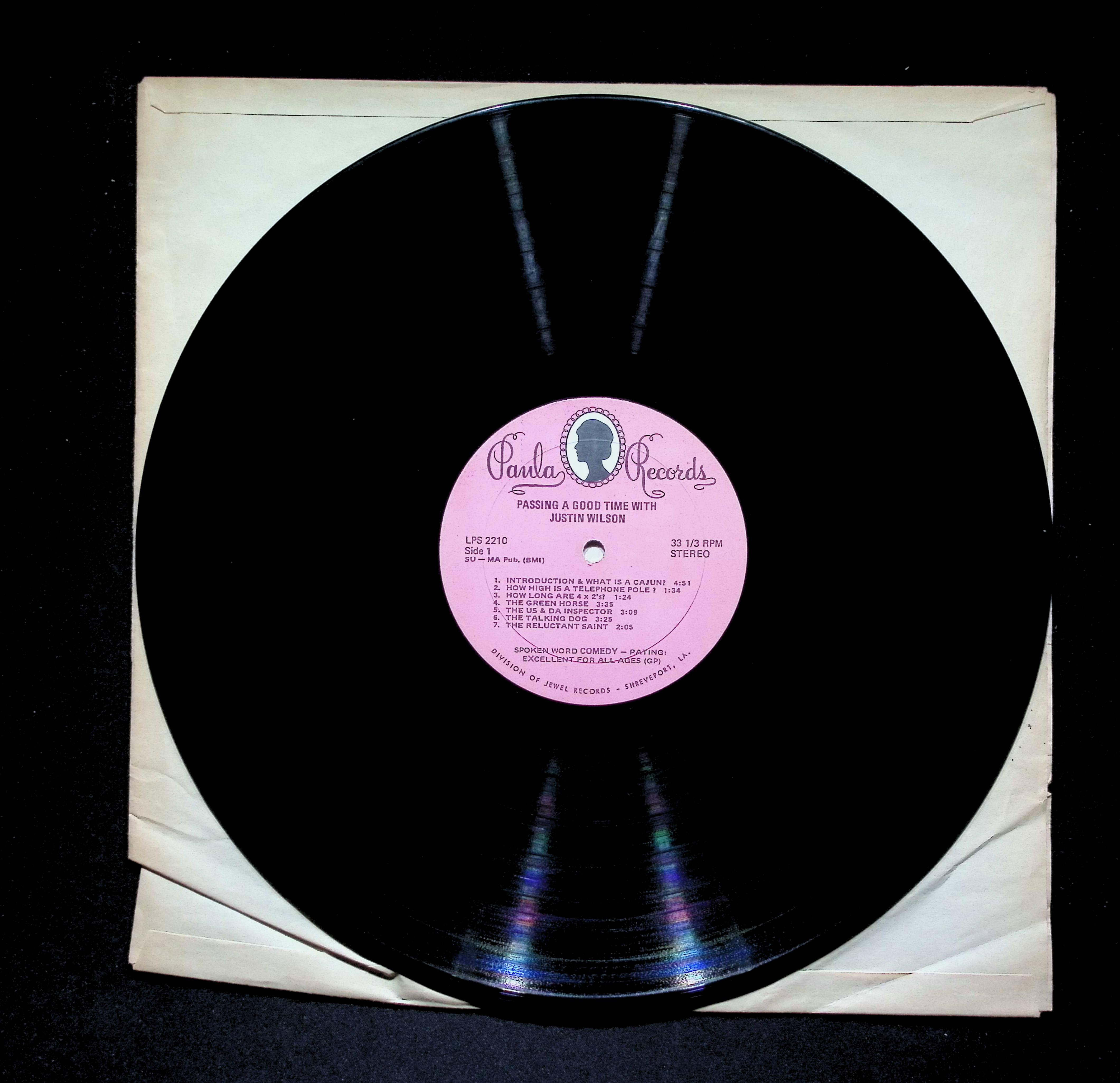 Justin Wilson - Pass A Good Time With Justin Wilson LPS 2210 Vinyl LP — image 5