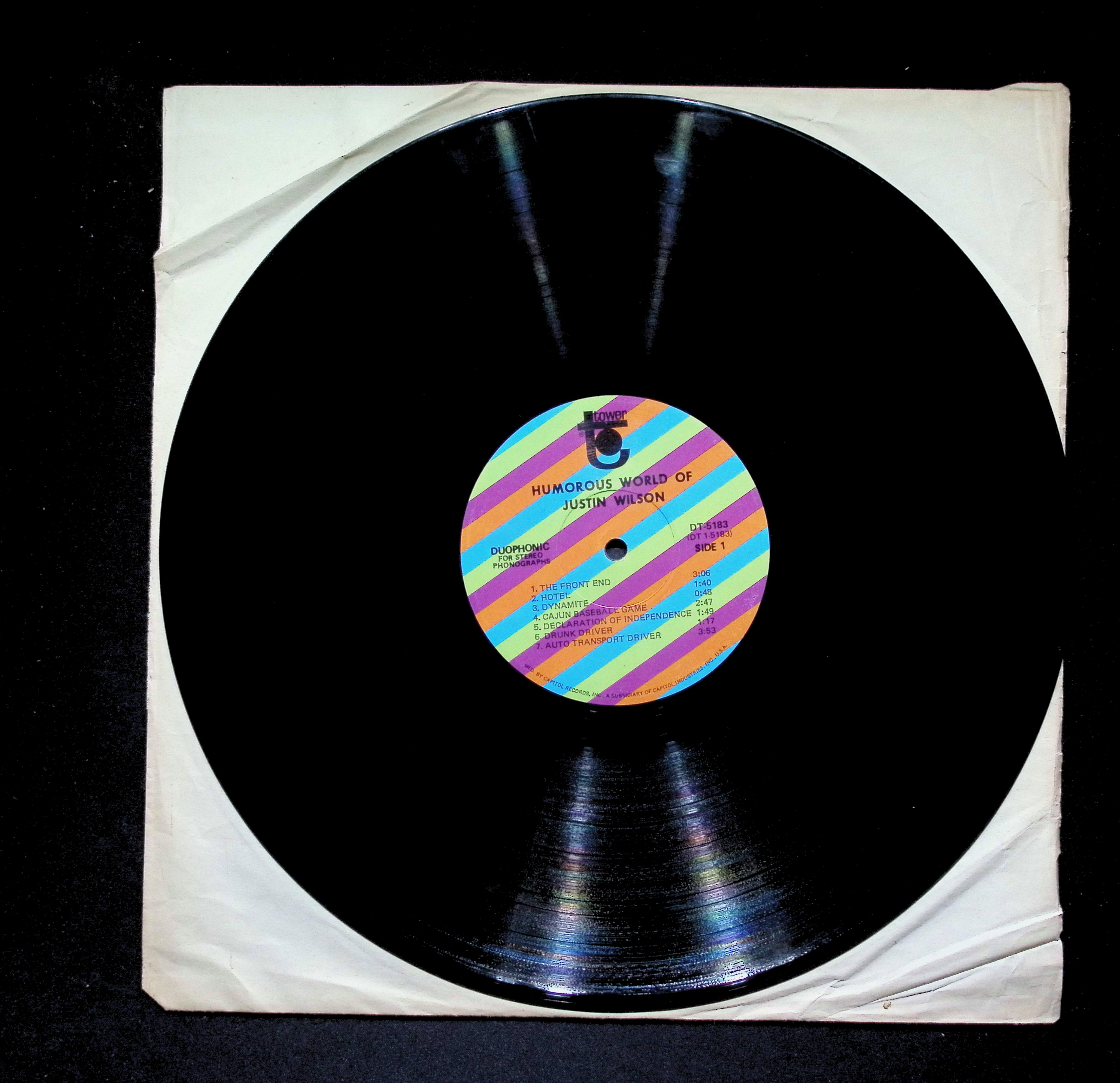 Justin Wilson - The Humorous World Of Justin Wilson (1970) DT-5183 — image 4