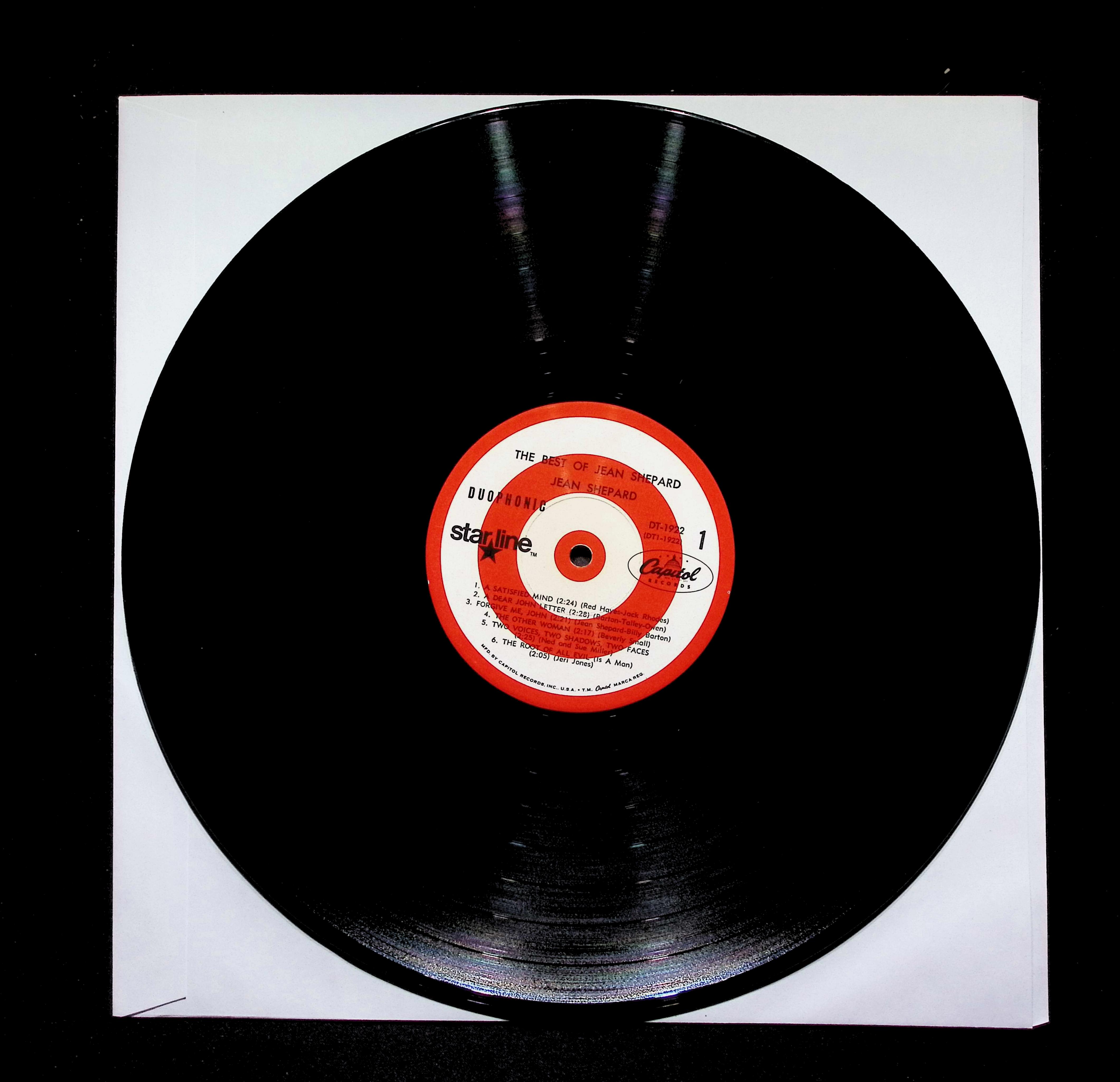 Jean Shepard - The Best Of Jean Shepard (1963) DT-1922 Vinyl LP — image 4