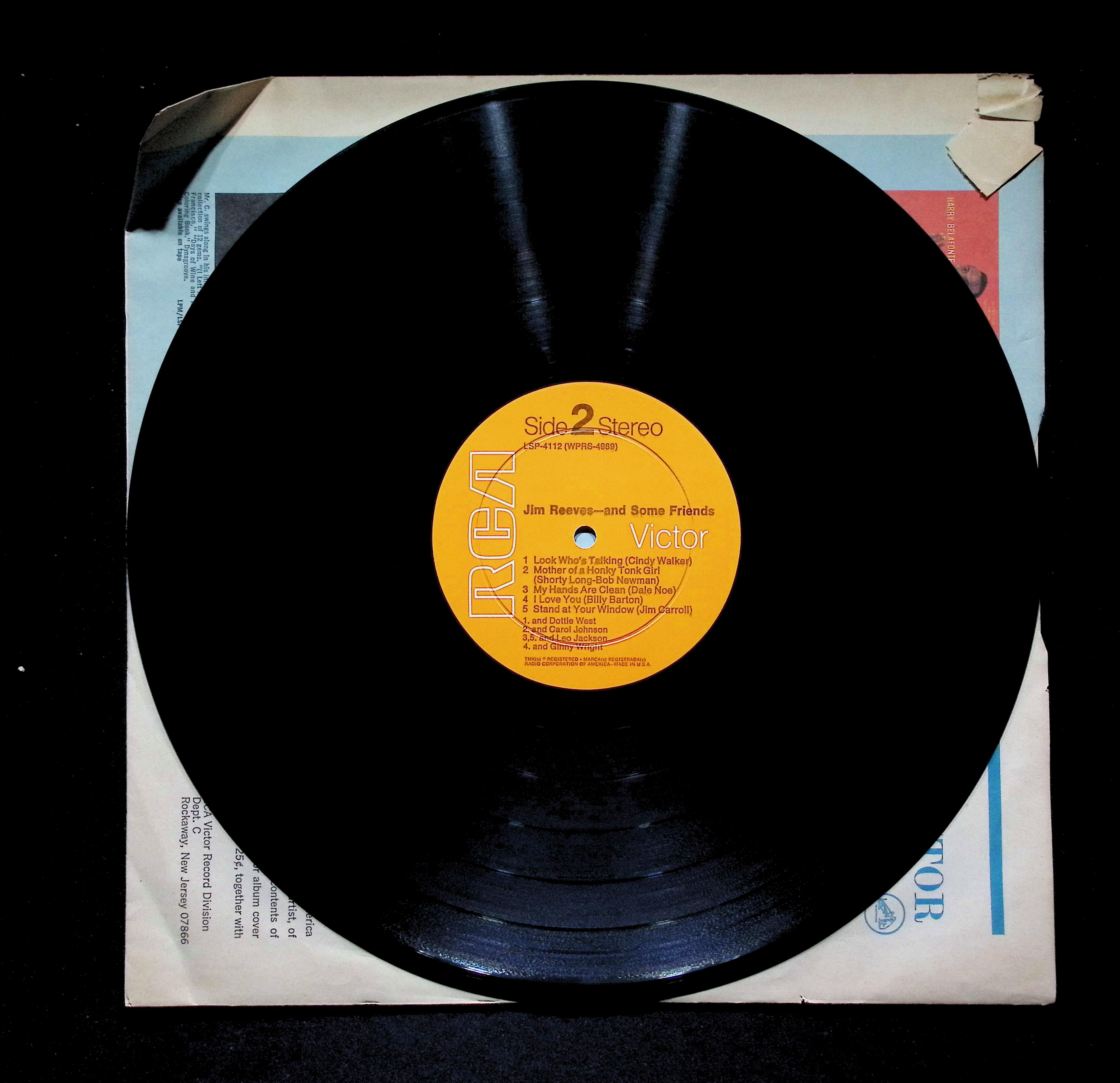 Jim Reeves - And Some Friends (1969) LSP-4112 Vinyl LP — image 4