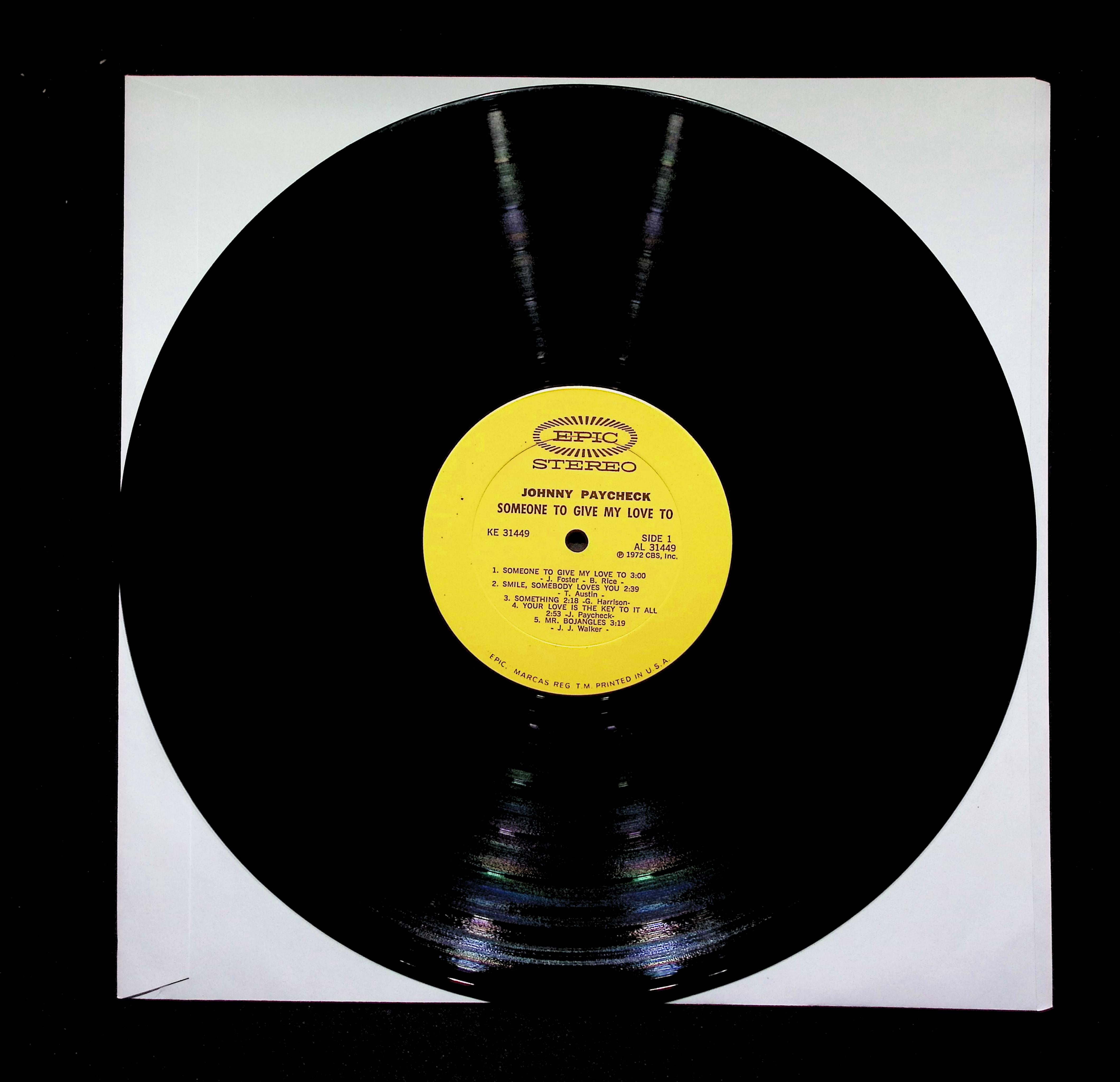 Johnny Paycheck - Someone To Give My Love To (1972) KE 31449 Vinyl LP — image 5