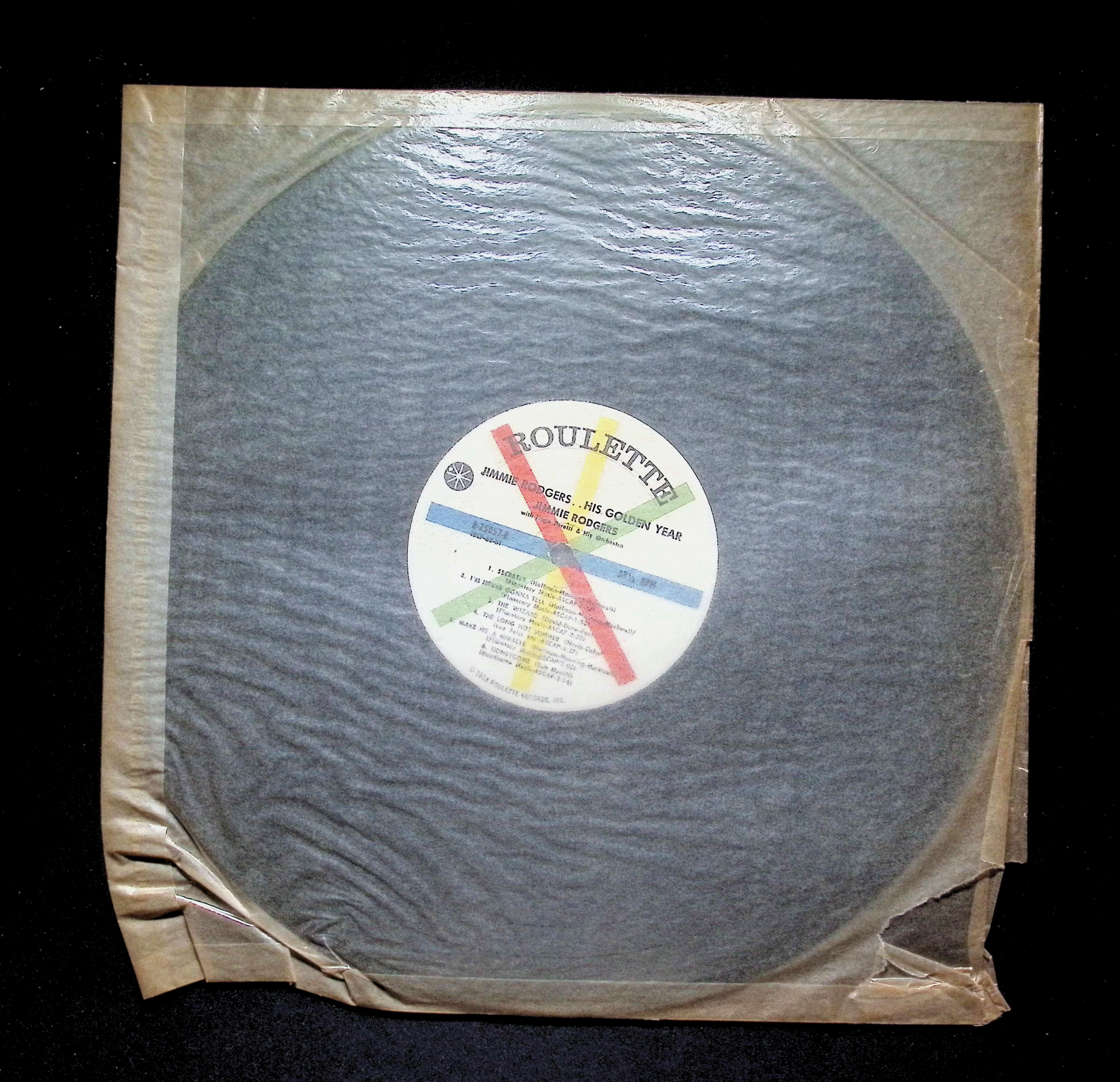 Jimmie Rodgers (2) - His Golden Year R-25057 Vinyl LP — image 3