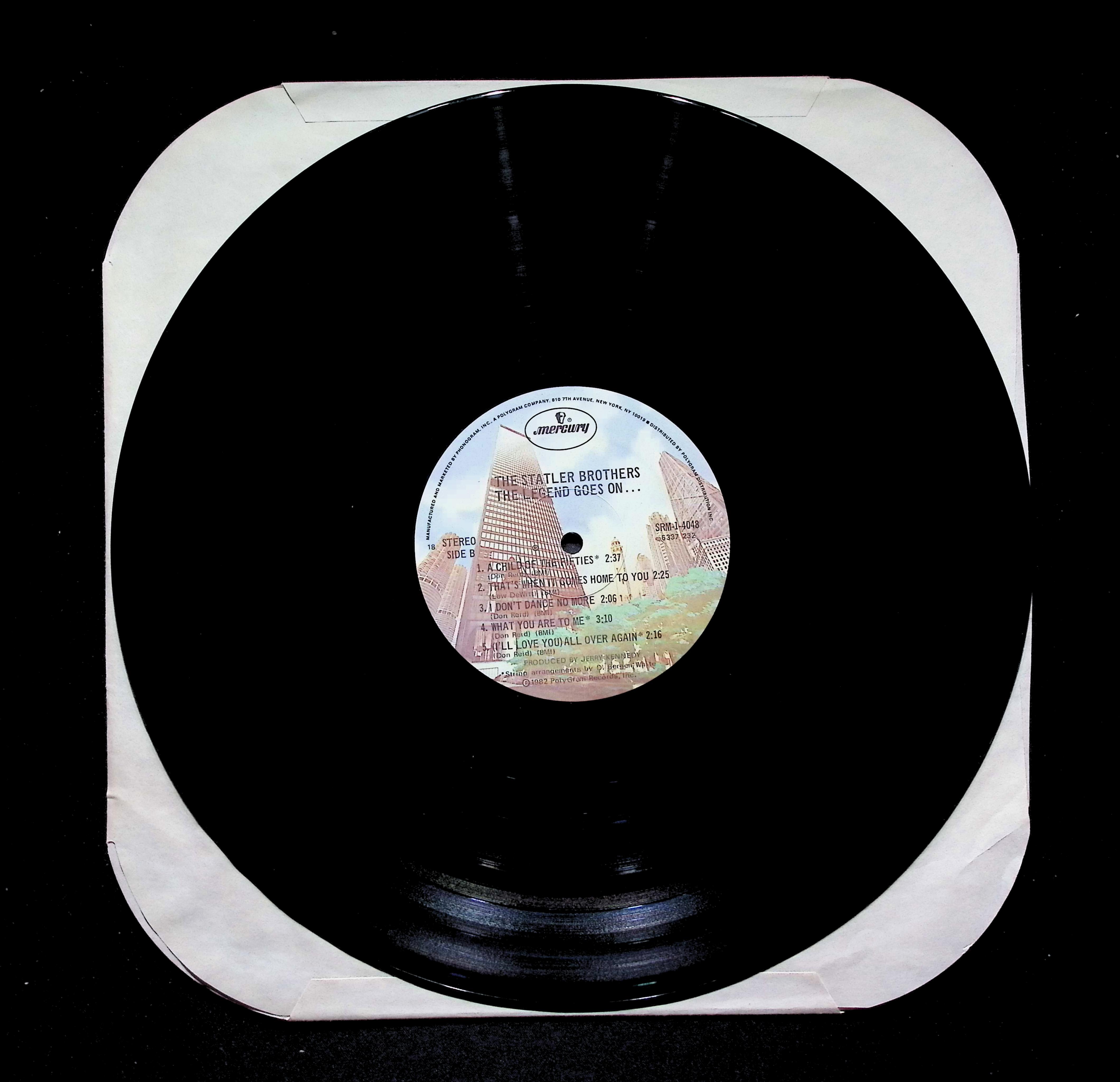 The Statler Brothers - The Legend Goes On... (1982) SRM-1-4048 Vinyl LP — image 4