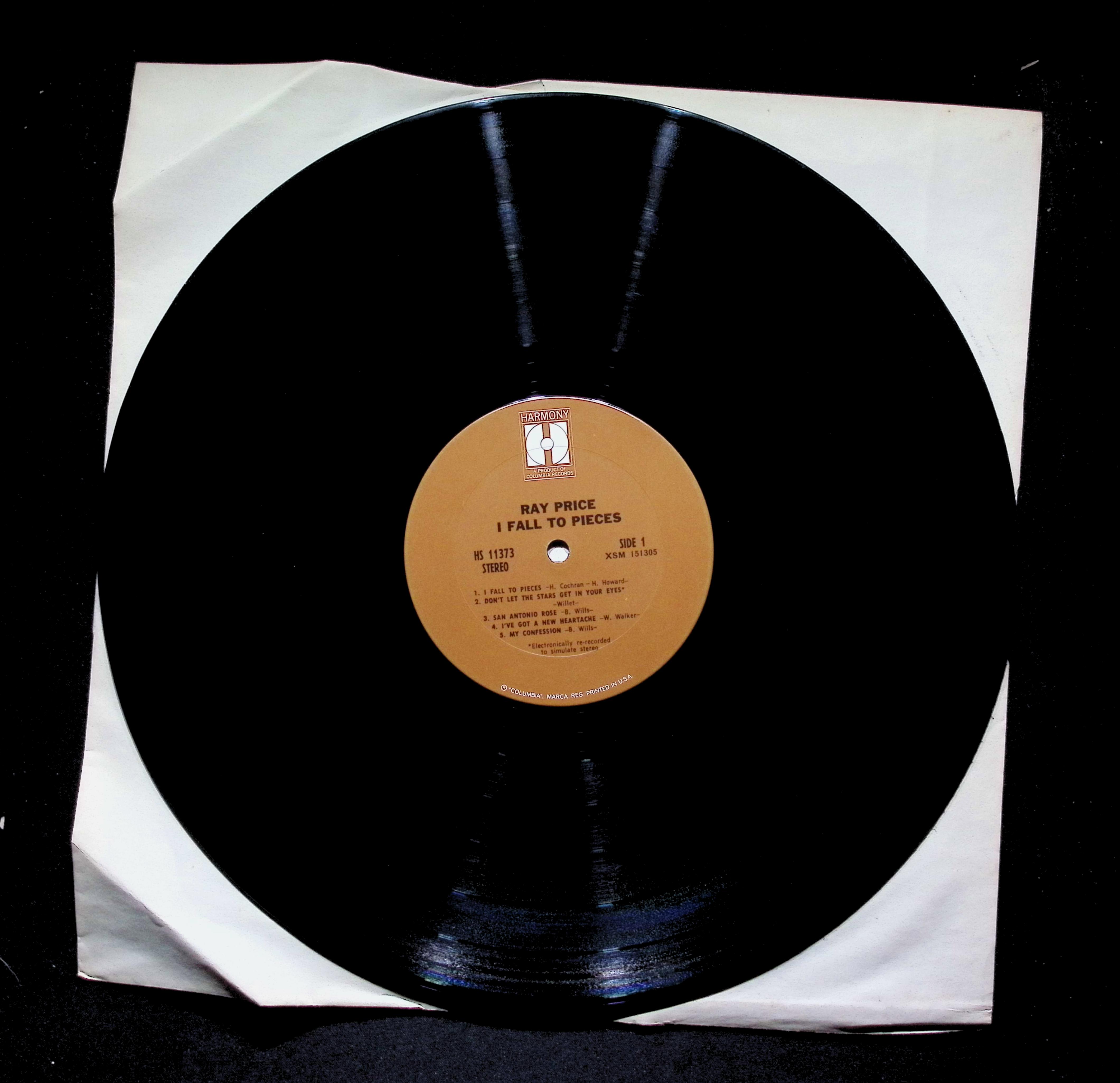 Ray Price - I Fall To Pieces (1969) HS 11373 Vinyl LP — image 5
