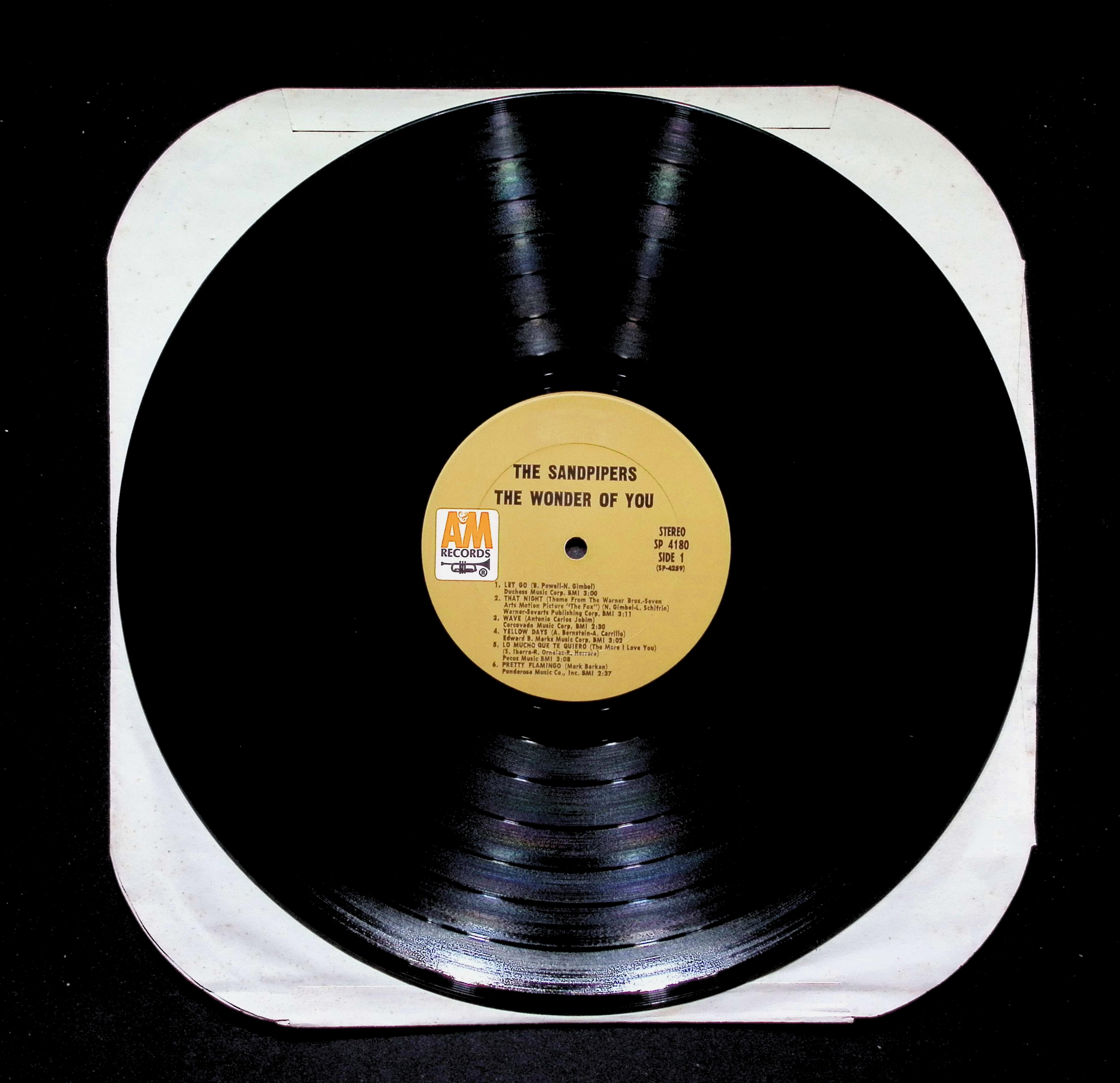 The Sandpipers The Wonder Of You 1969 Vinyl LP SP 4180 A&M Pop Easy Listening — image 4